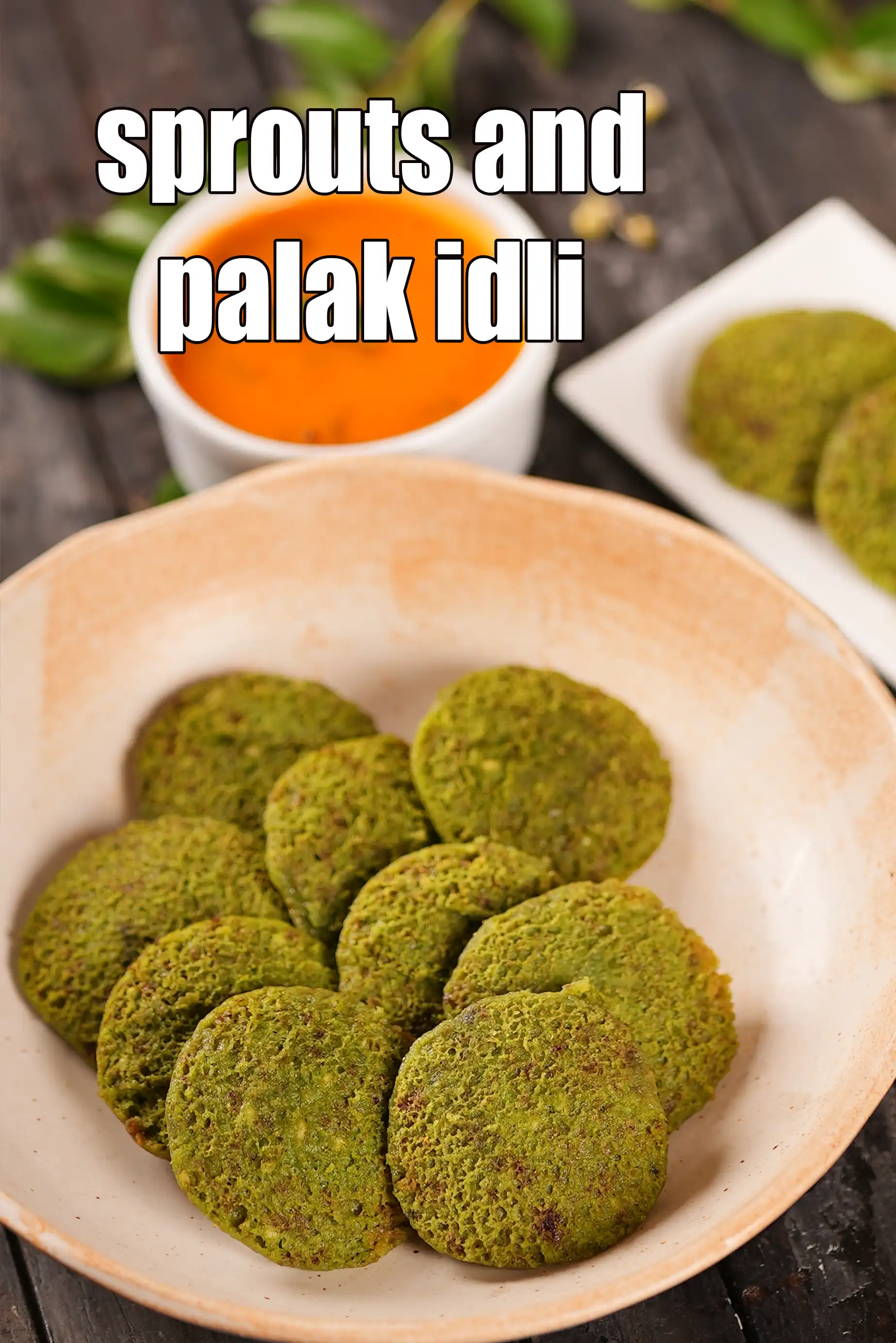 sprouts and palak idli recipe | sprouts spinach idli | moong palak idli |
