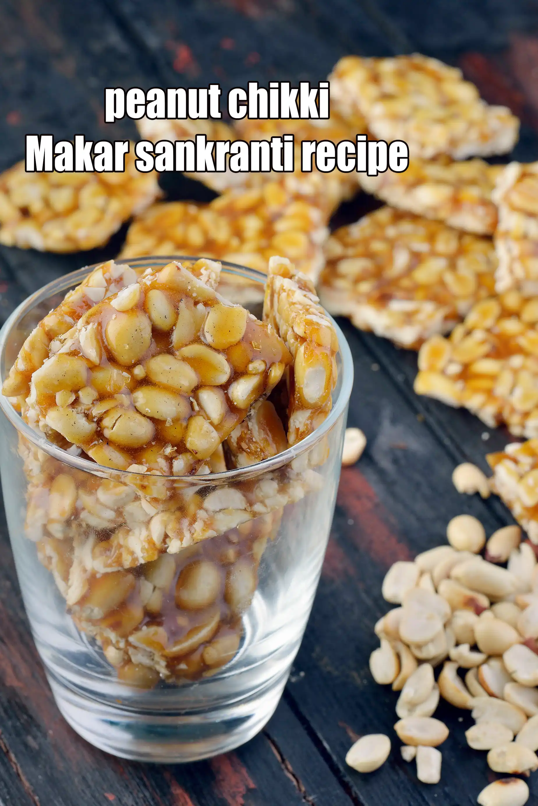 peanut chikki Makar sankranti recipe | groundnut chikki | 2 ingredient shengdana chikki | moongfali chikki |