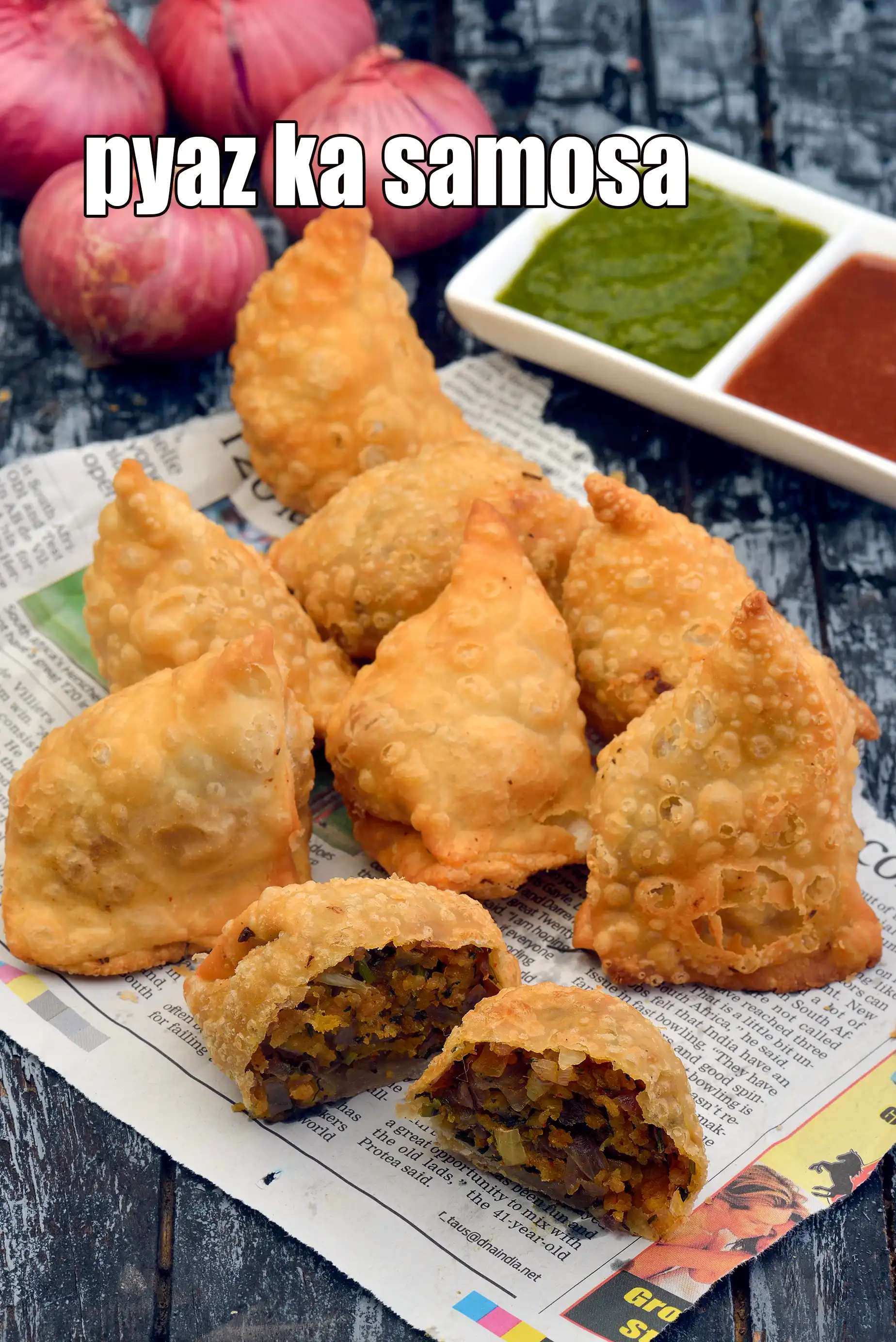 pyaz ka samosa recipe | Hyderabadi onion samsoa | onion samosa Ramzan Iftar special |