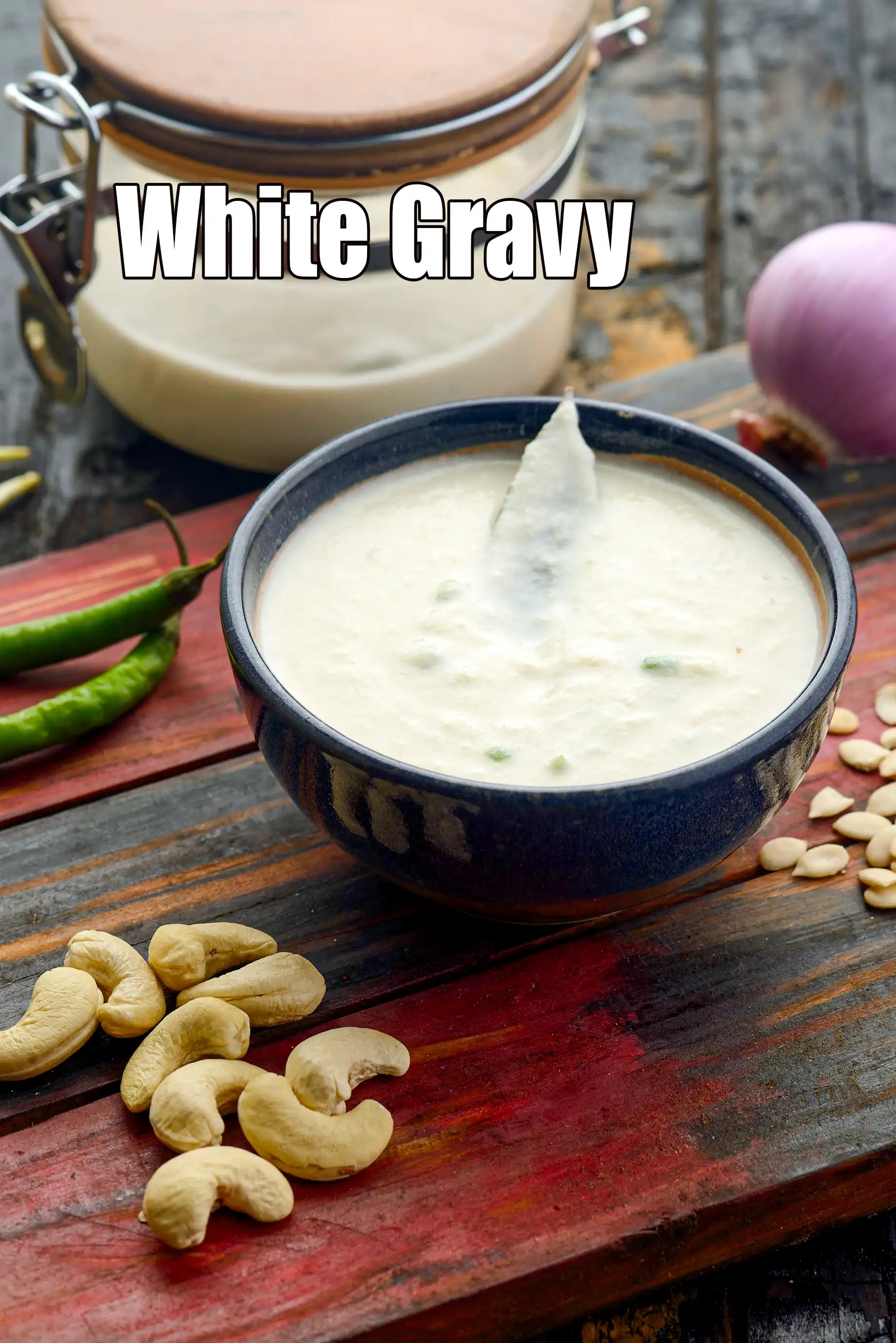 white gravy recipe | Indian basic white gravy | how to store white gravy |