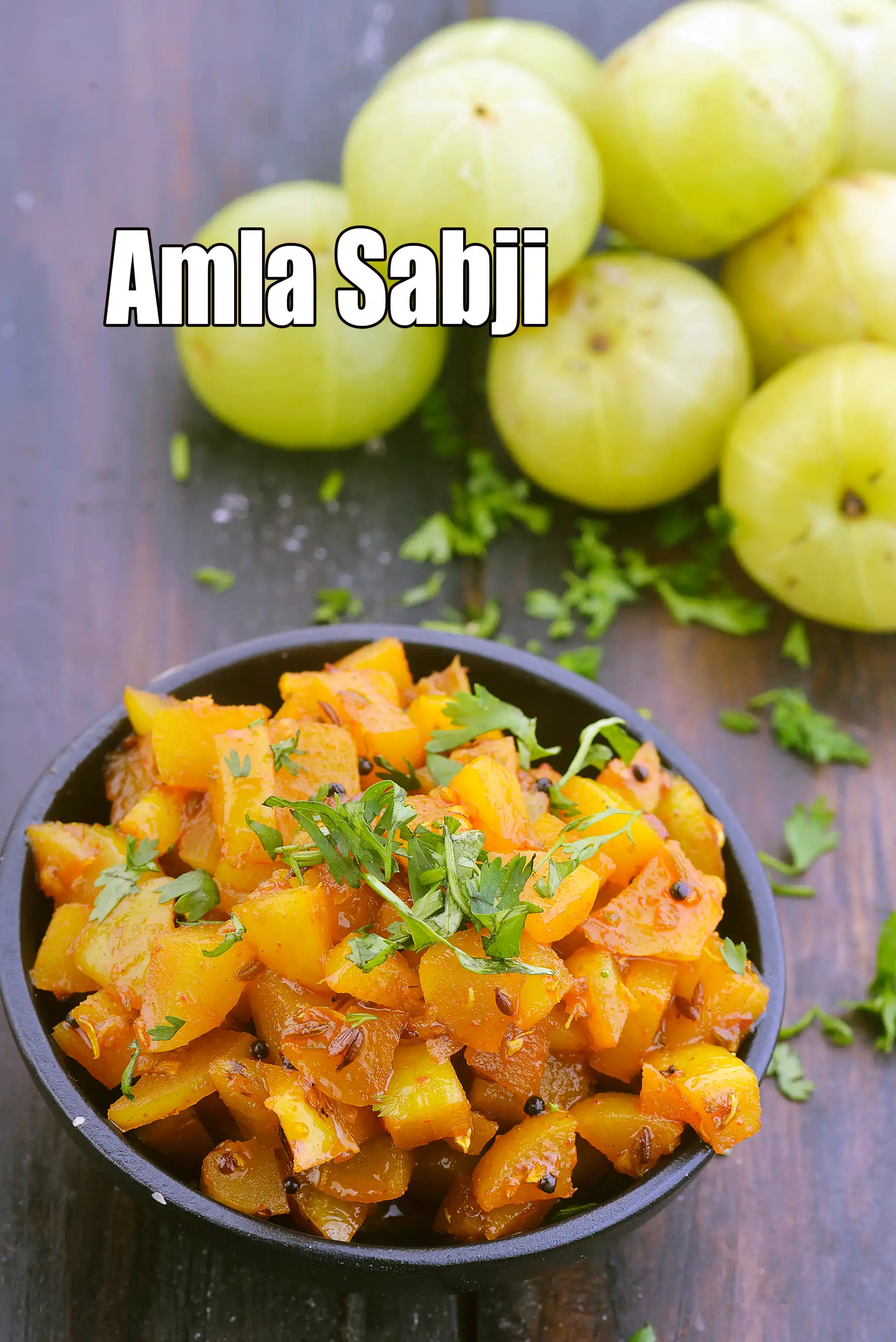 Amla Sabji, Indian Gooseberry  Accompaniment