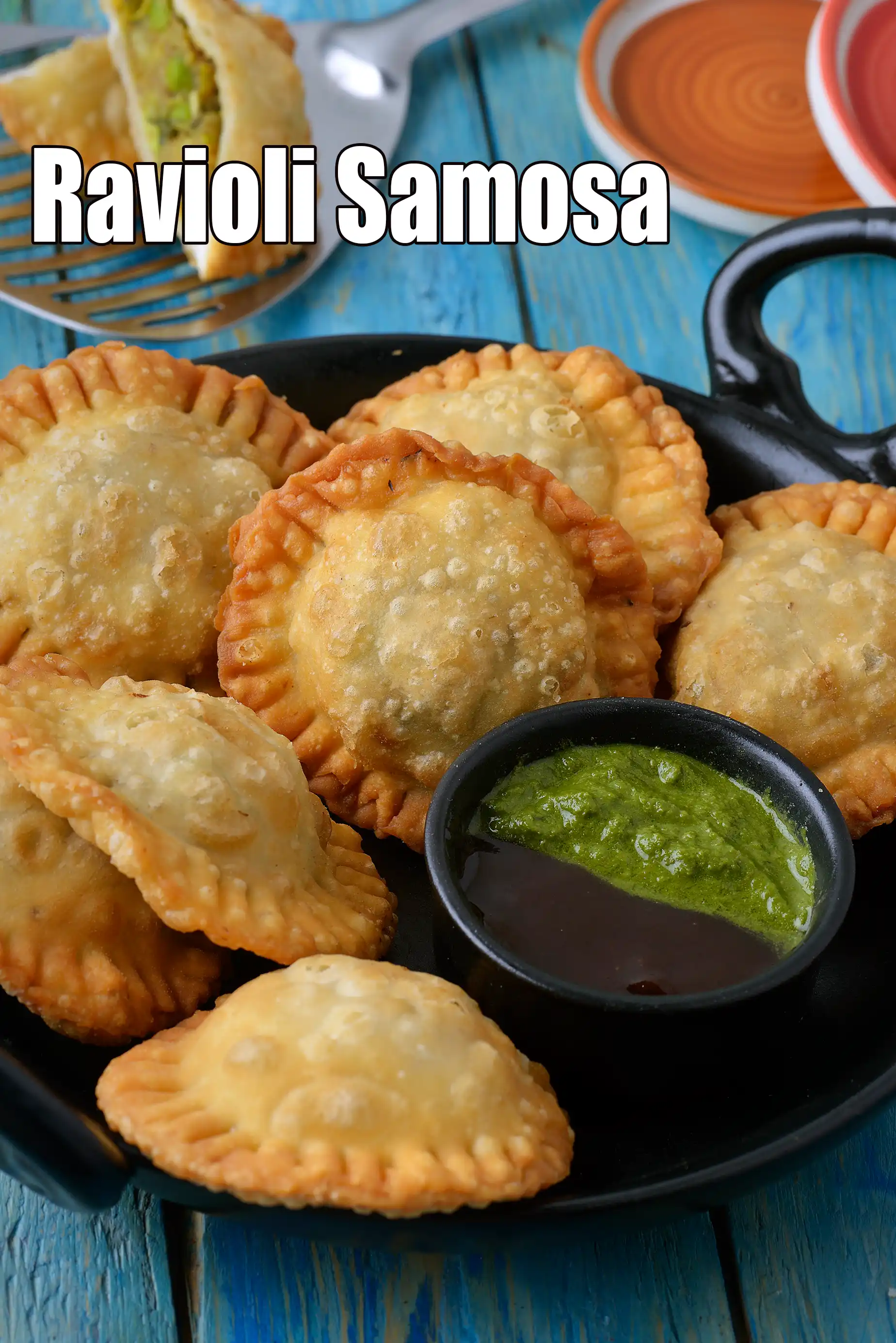Ravioli Samosa, Deep Fried Indian Starter