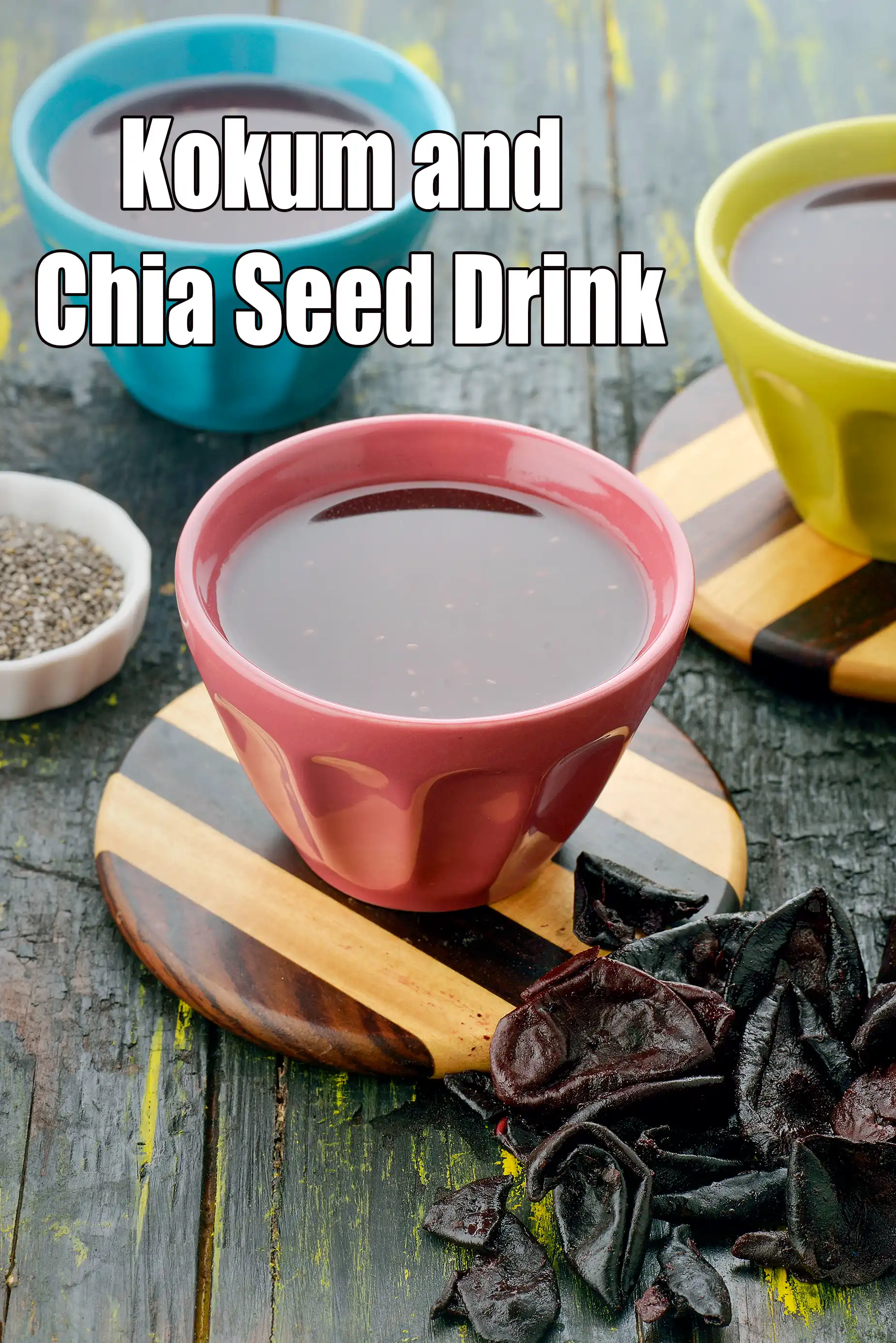 Kokum and Chia Seed Drink