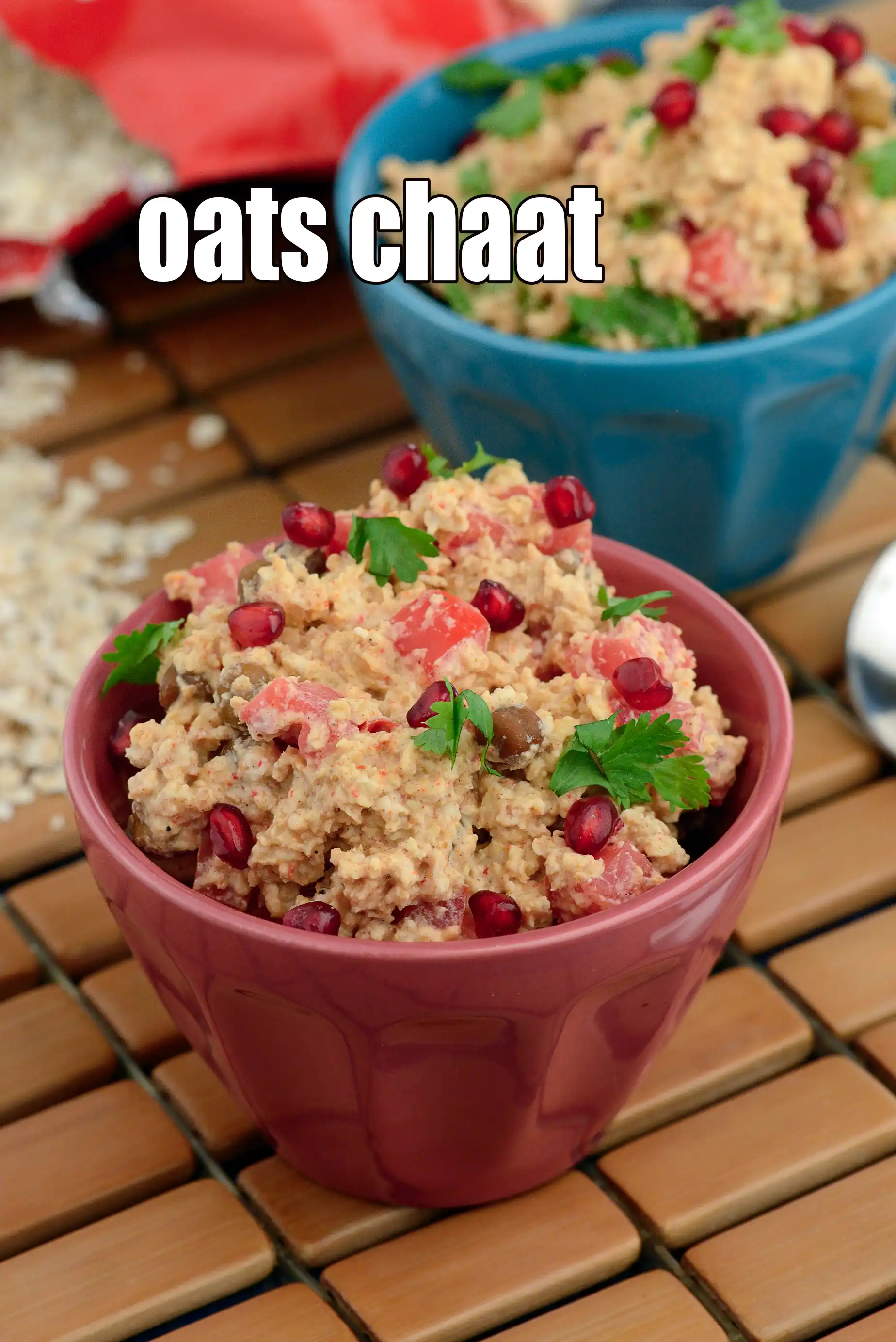 oats chaat recipe | healthy chaat | Indian oats recipes | easy healthy chaat for parties |