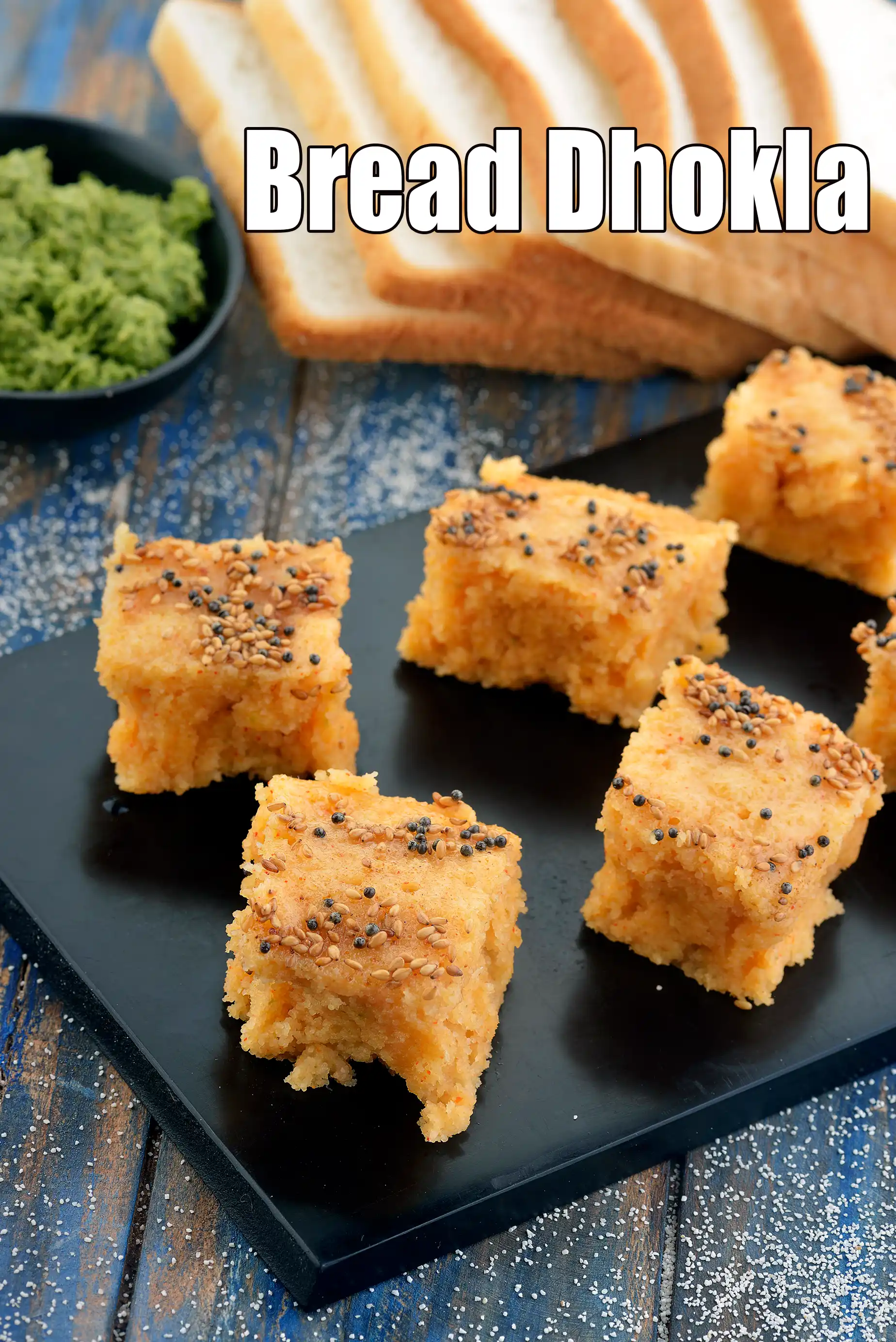 Bread Dhokla, Instant Bread Dhokla