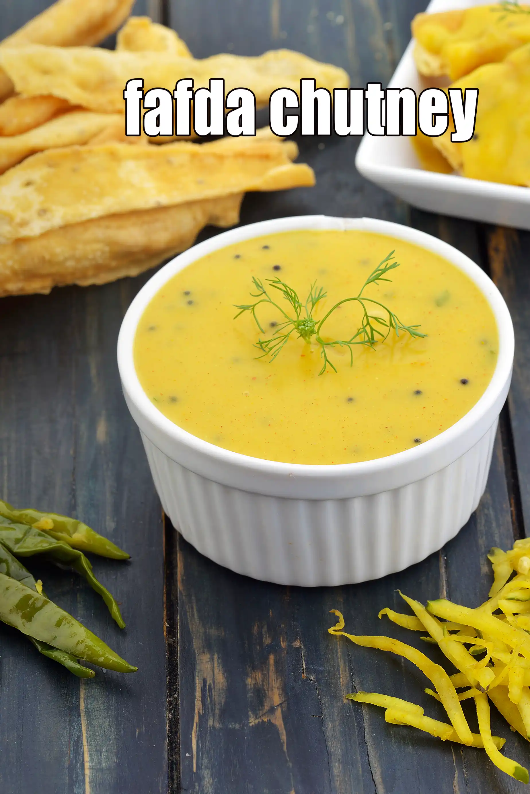 fafda chutney recipe | Indian besan chutney | Gujarati khaman kadhi | kadhi chutney for khaman and fafda |