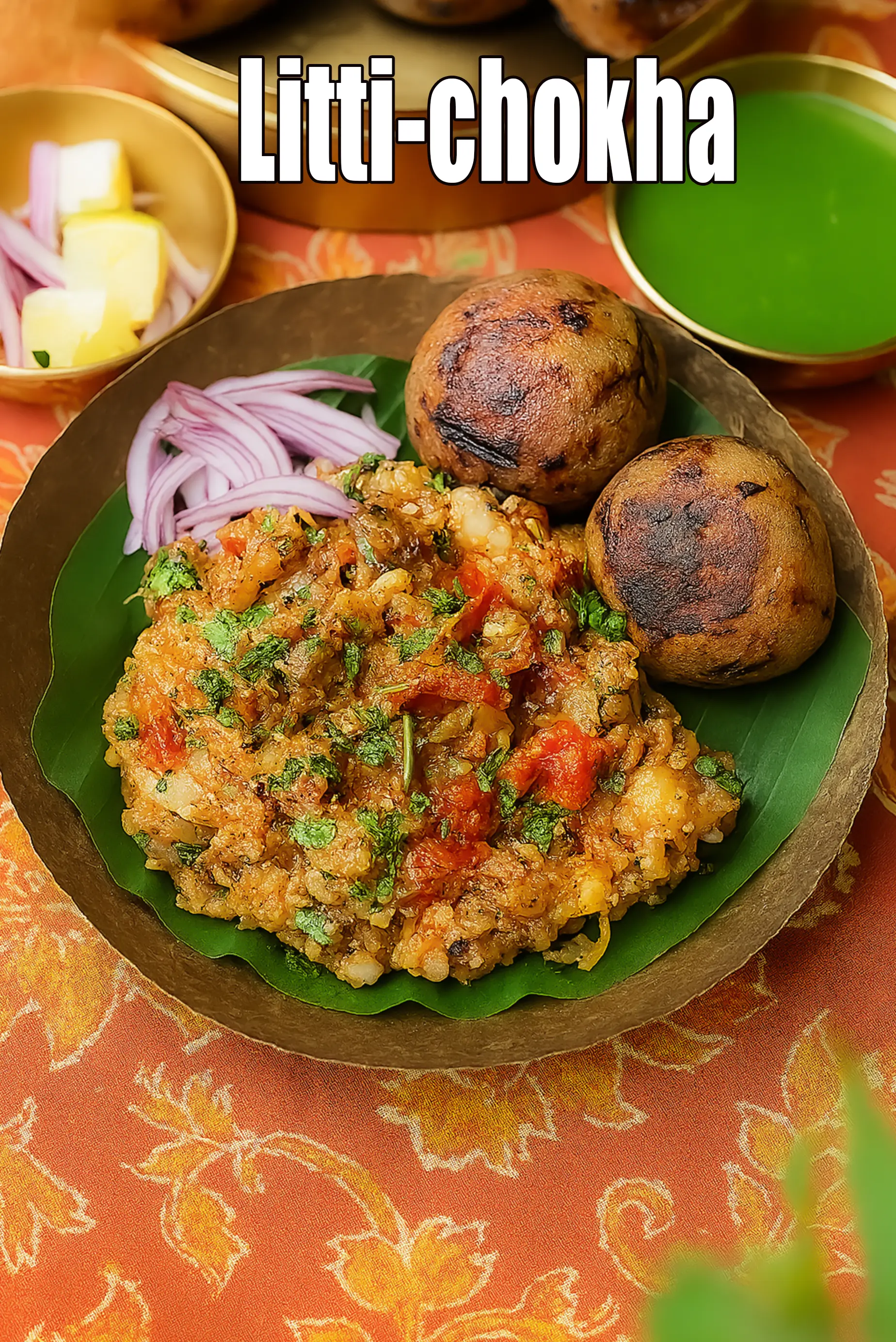 Litti-chokha recipe | Bihari Litti Chokha | Uttar Pradesh Litti-chokha |