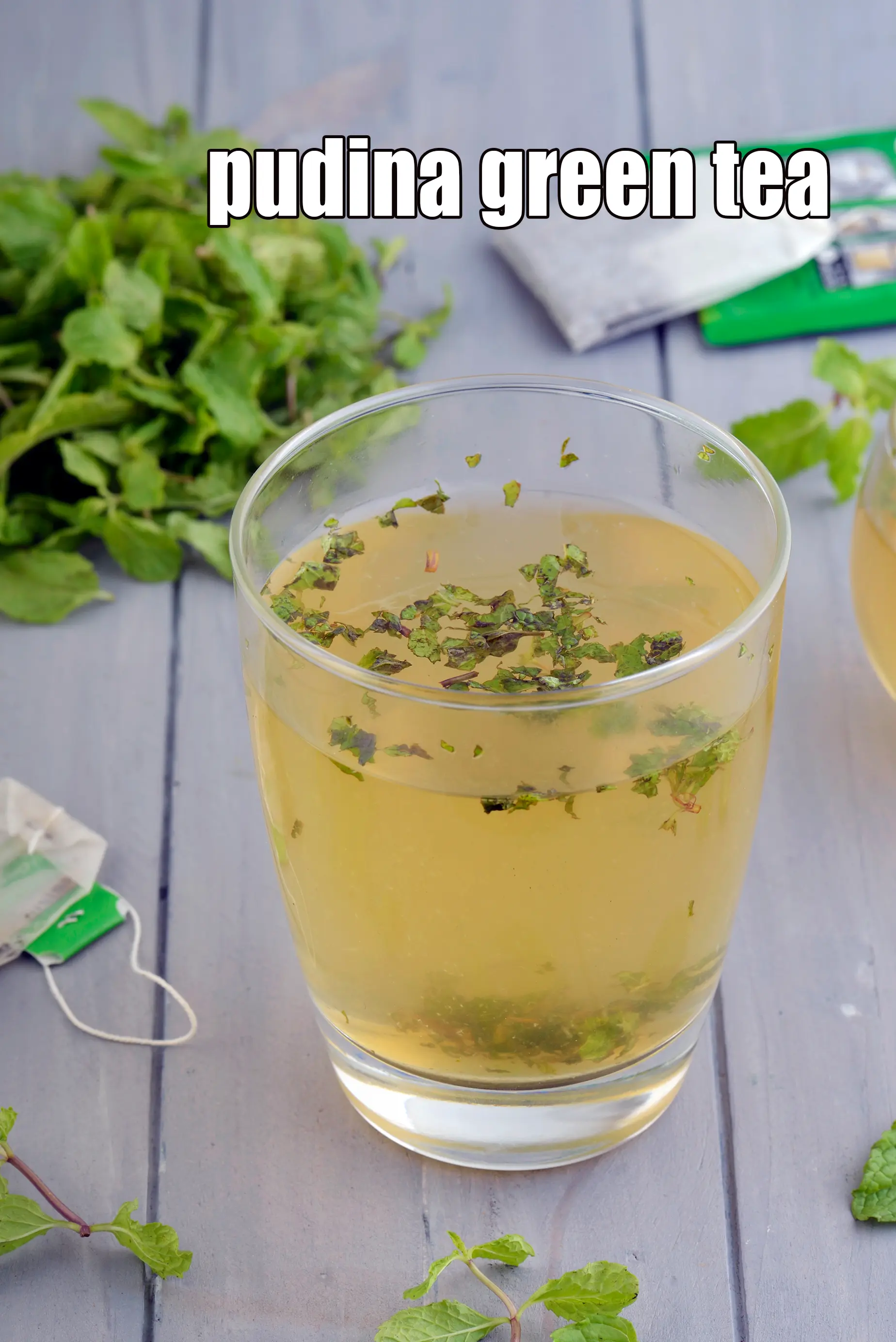 pudina green tea recipe | mint leaves green tea | healthy pudina green tea |