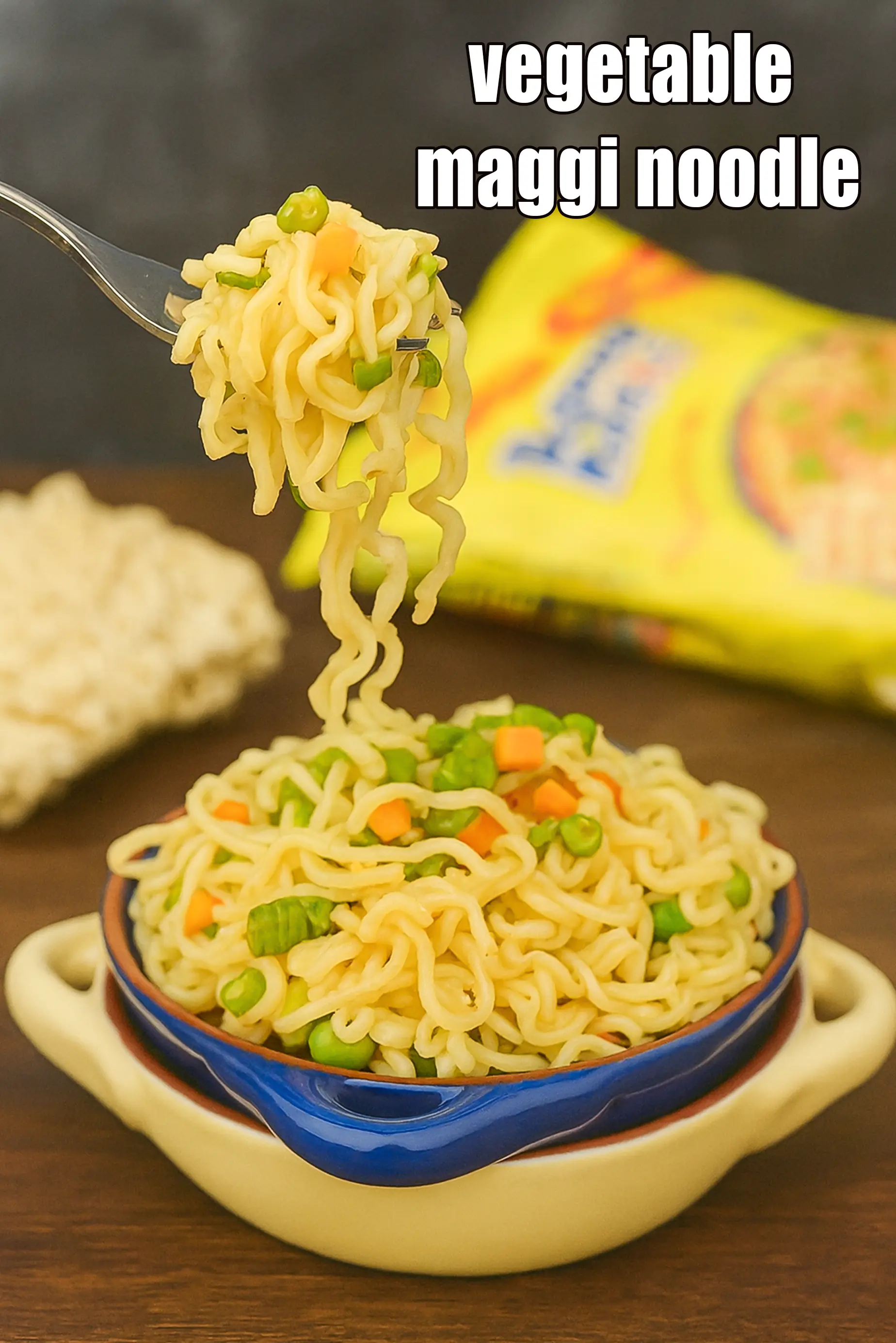 vegetable maggi noodle recipe | vegetarian vegetable masala maggi noodles | vegetable maggi noodle for tiffin box |