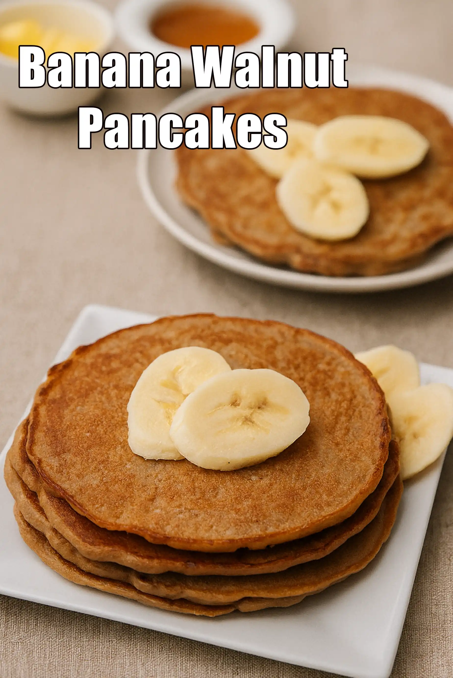 Banana Pancakes recipe | banana pancakes made from whole wheat flour |