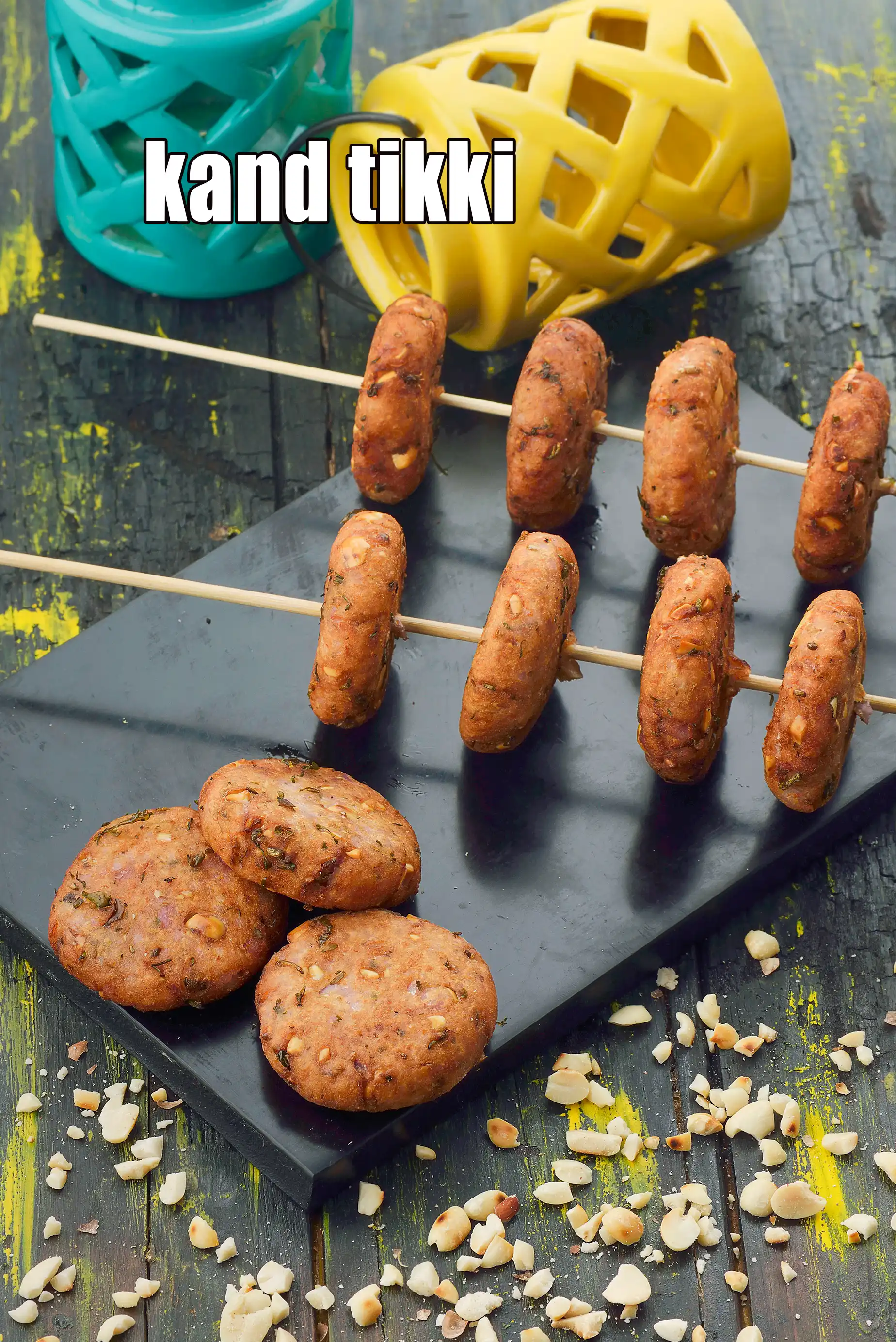 kand tikki recipe | Indian style kand ki pattice | purple yam tikki | vrat ki tikki | faraali kand ki tikki |