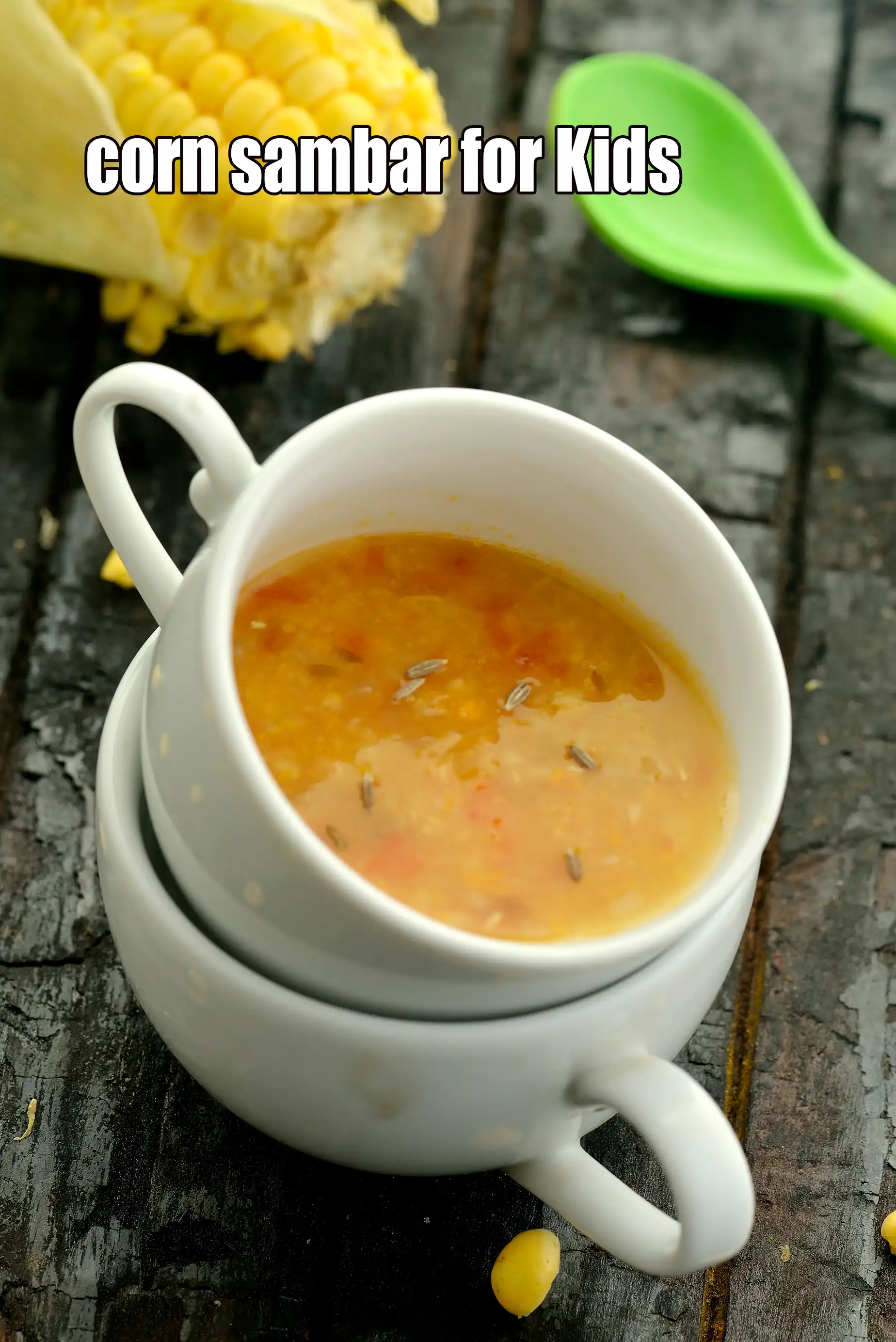 corn sambar for Kids | sweet corn sambar for toddlers | how to make corn sambar at home | corn sambhar |