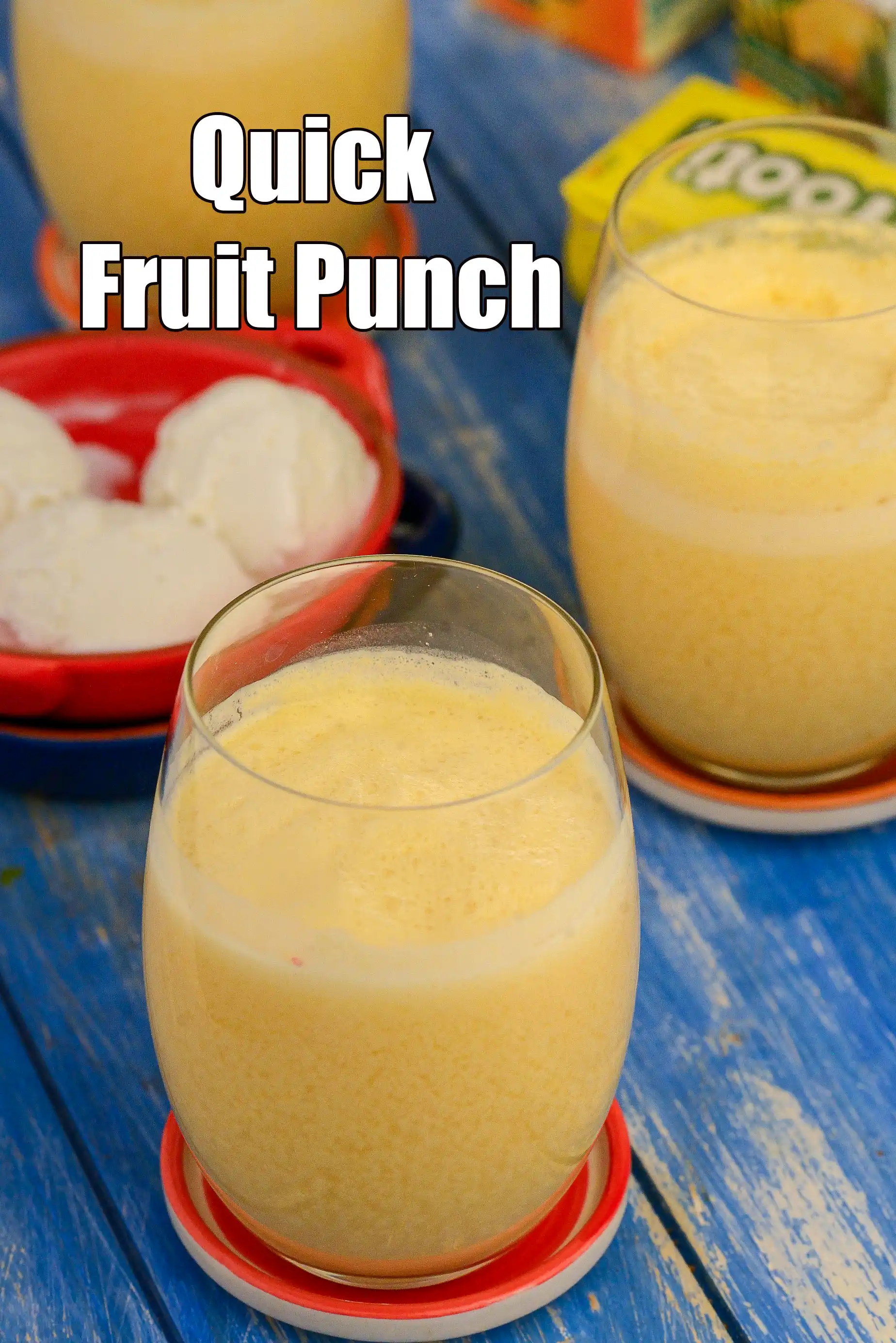 fruit punch recipe | Indian fruit punch | simple quick party fruit punch |