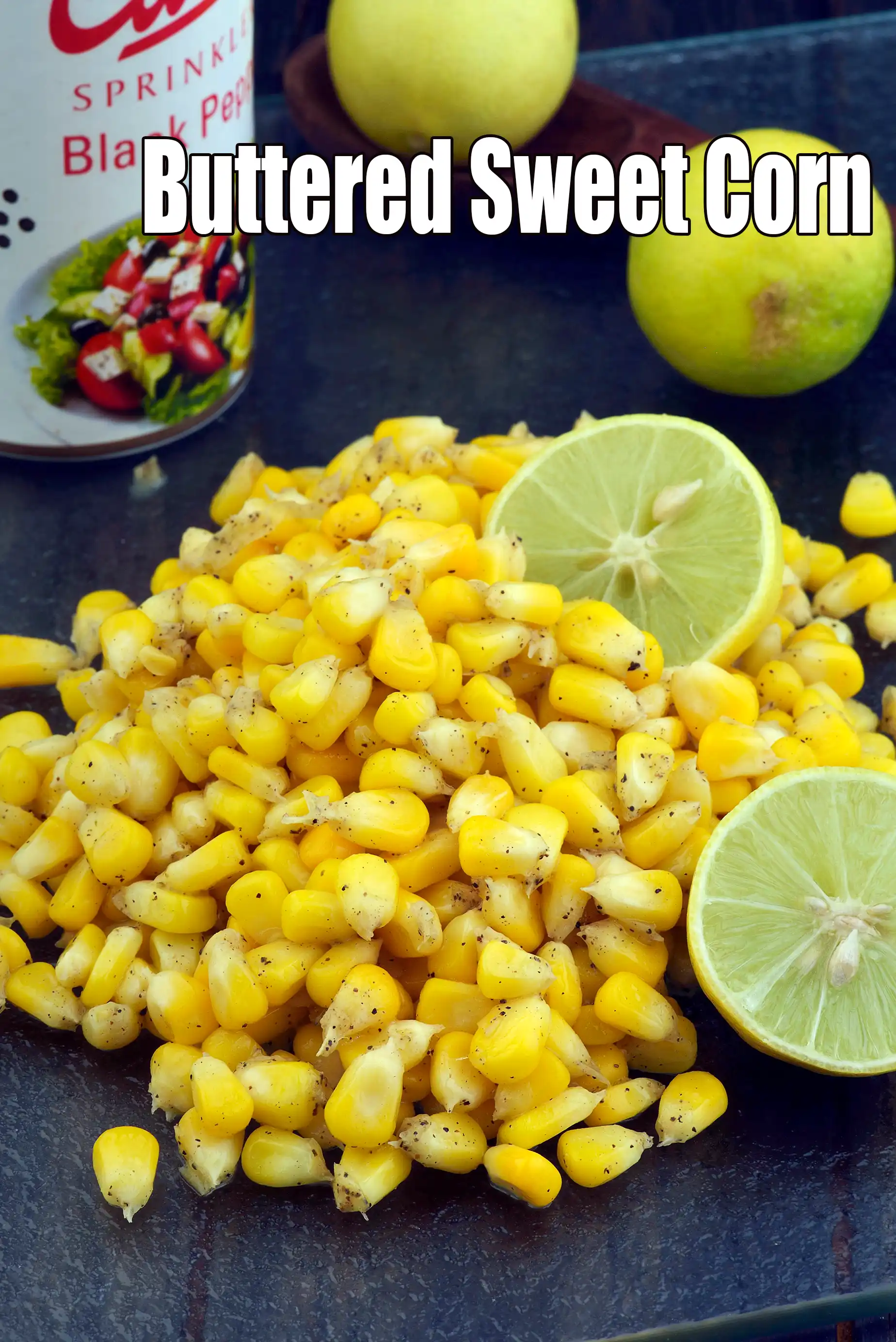 Buttered Sweet Corn Recipe, Buttered American Corn