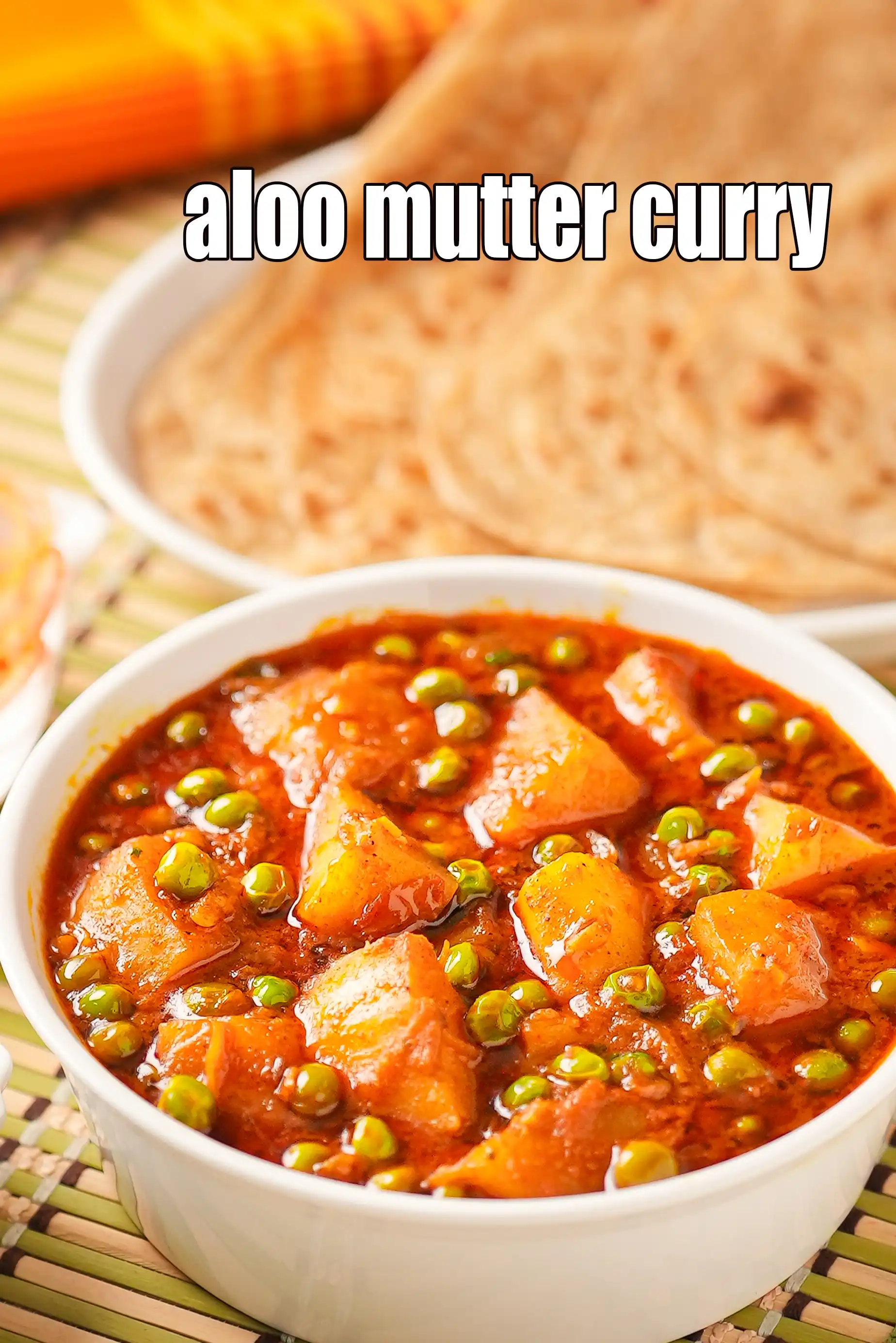 aloo mutter curry recipe | aloo matar using a pressure cooker | Punjabi aloo matar |