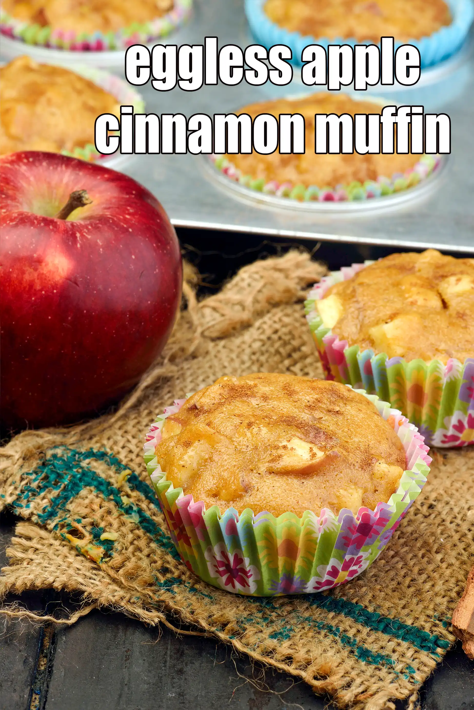 eggless apple cinnamon muffin recipe | apple muffins | Indian style apple muffins |