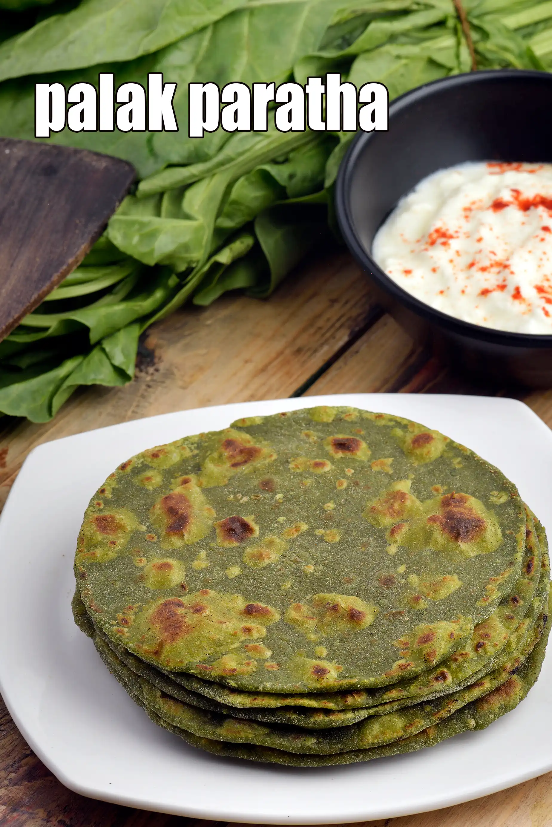 palak paratha recipe | Punjabi palak paratha | spinach paratha | healthy palak paratha |