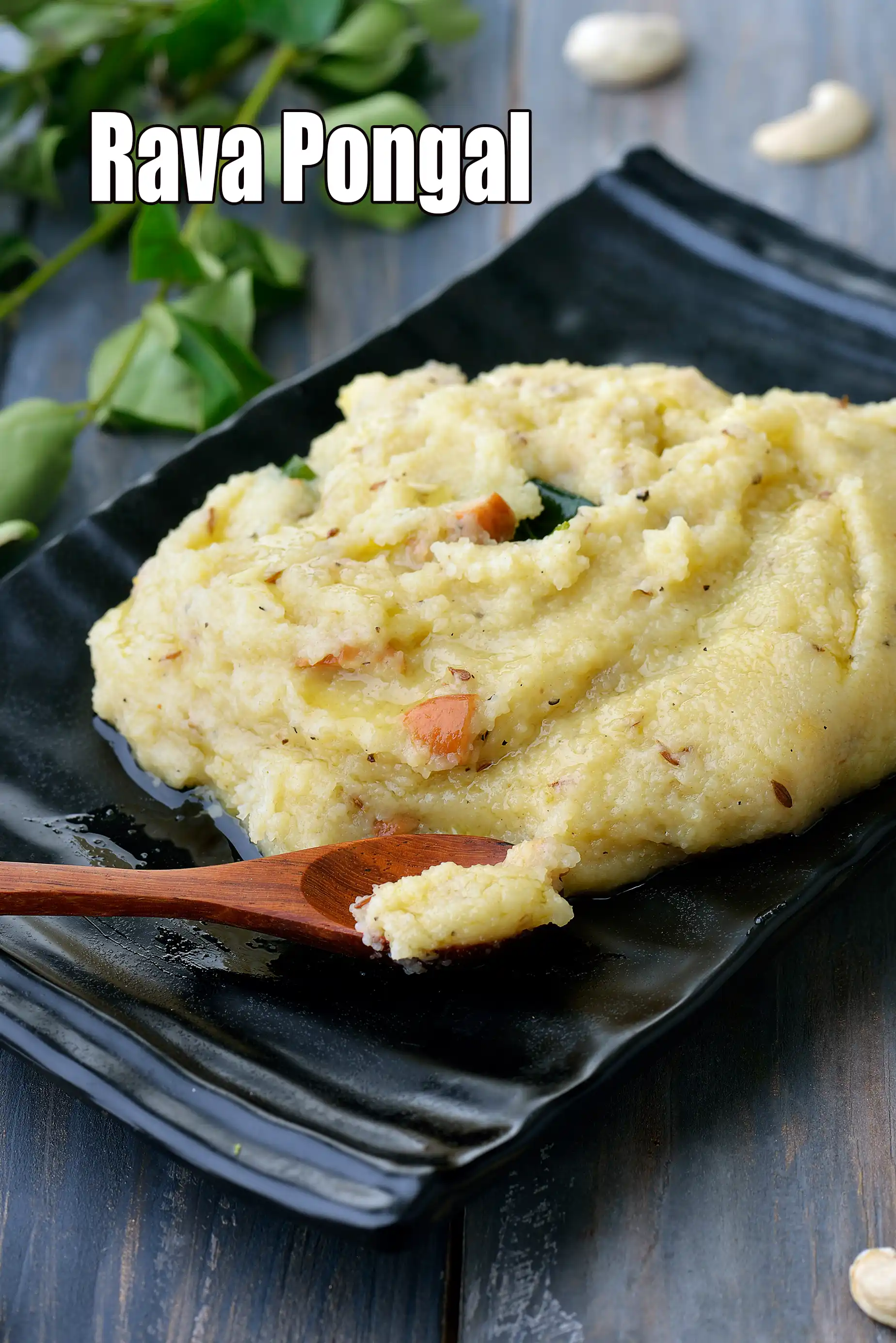 Rava Pongal recipe |  South Indian Breakfast | Sooji Pongal | Semolina Pongal |