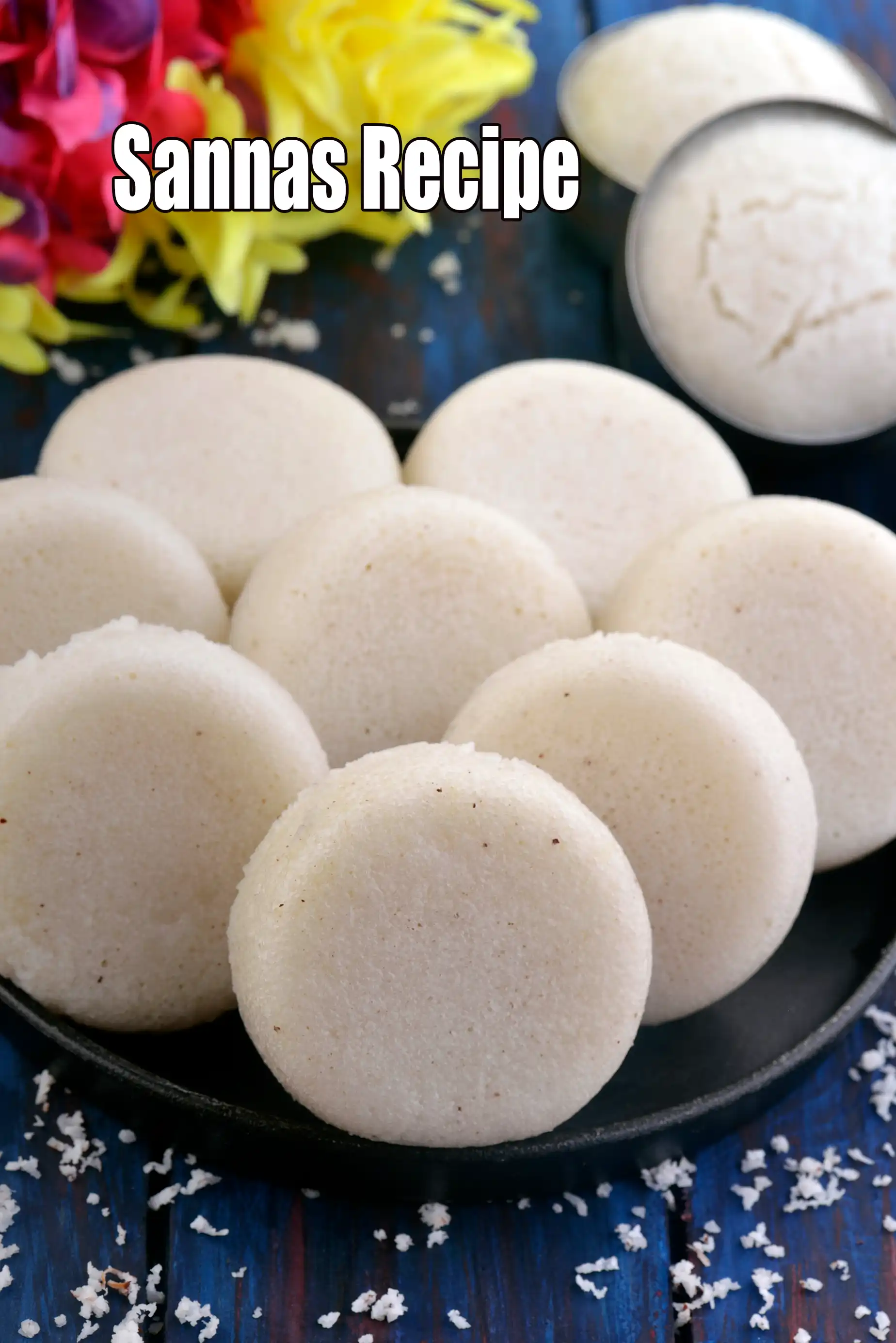 Sannas Recipe | Goan Steamed Rice Bread | traditional Goan rice cake |  ukde sannas |