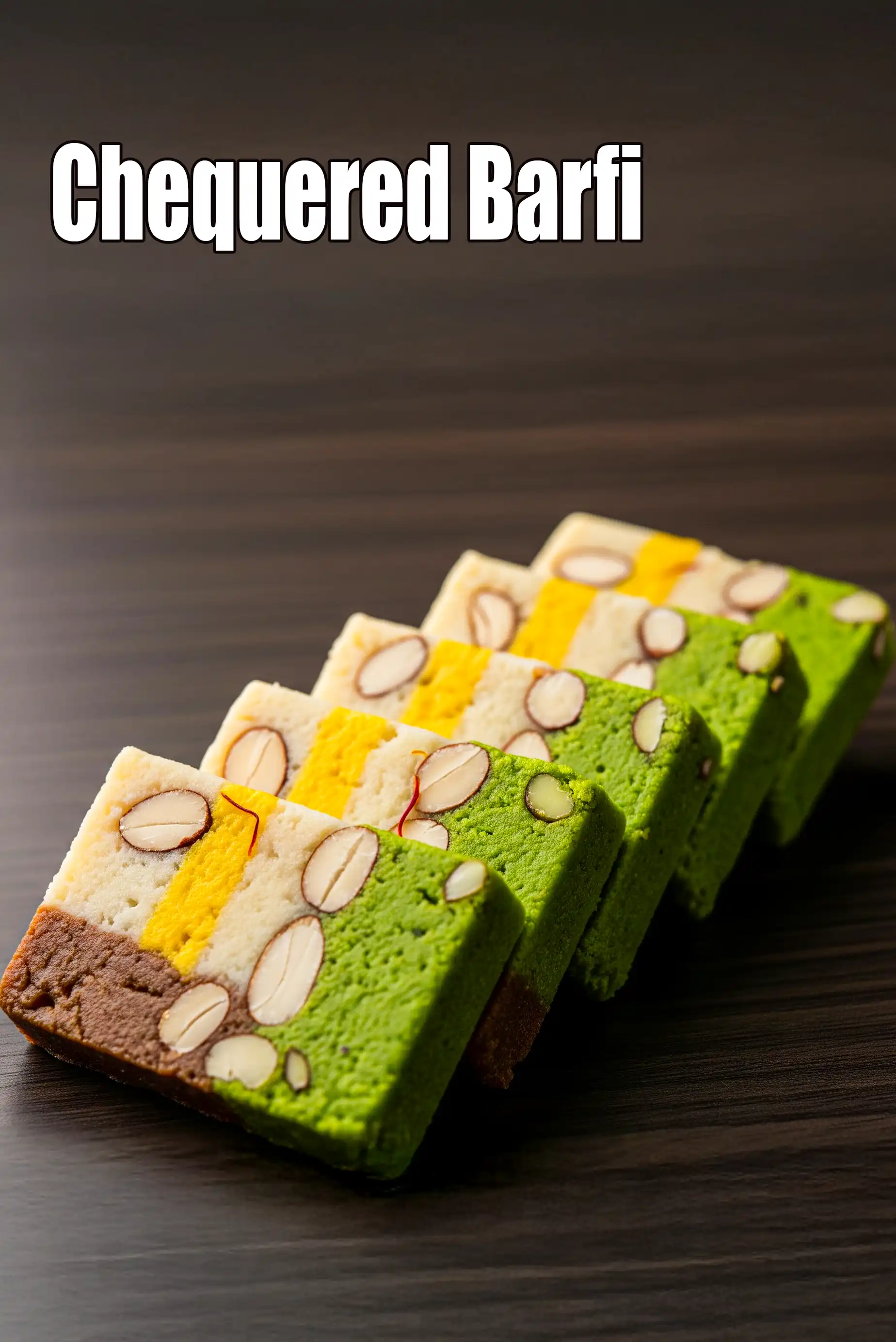 Mixed badam cashew pista barfi |  Mixed nut barfi |  Traditional Mithai |