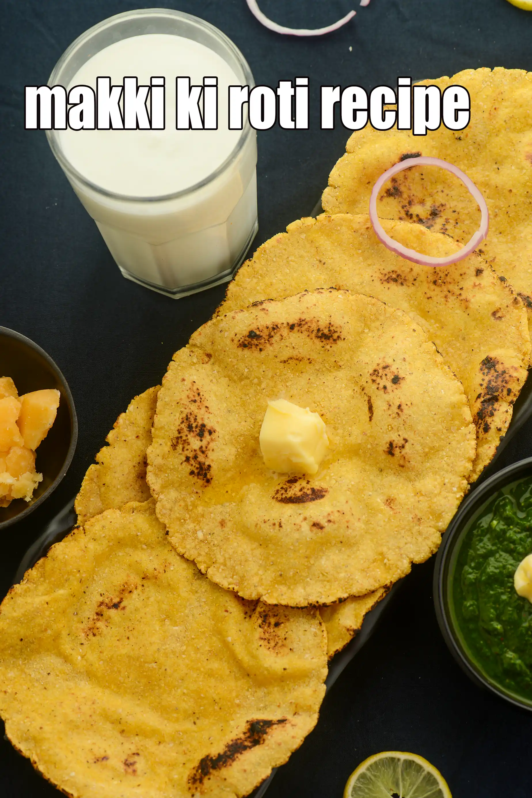 makki ki roti recipe | Punjabi makki di roti | makki ki roti on tawa | healthy makki ki roti |