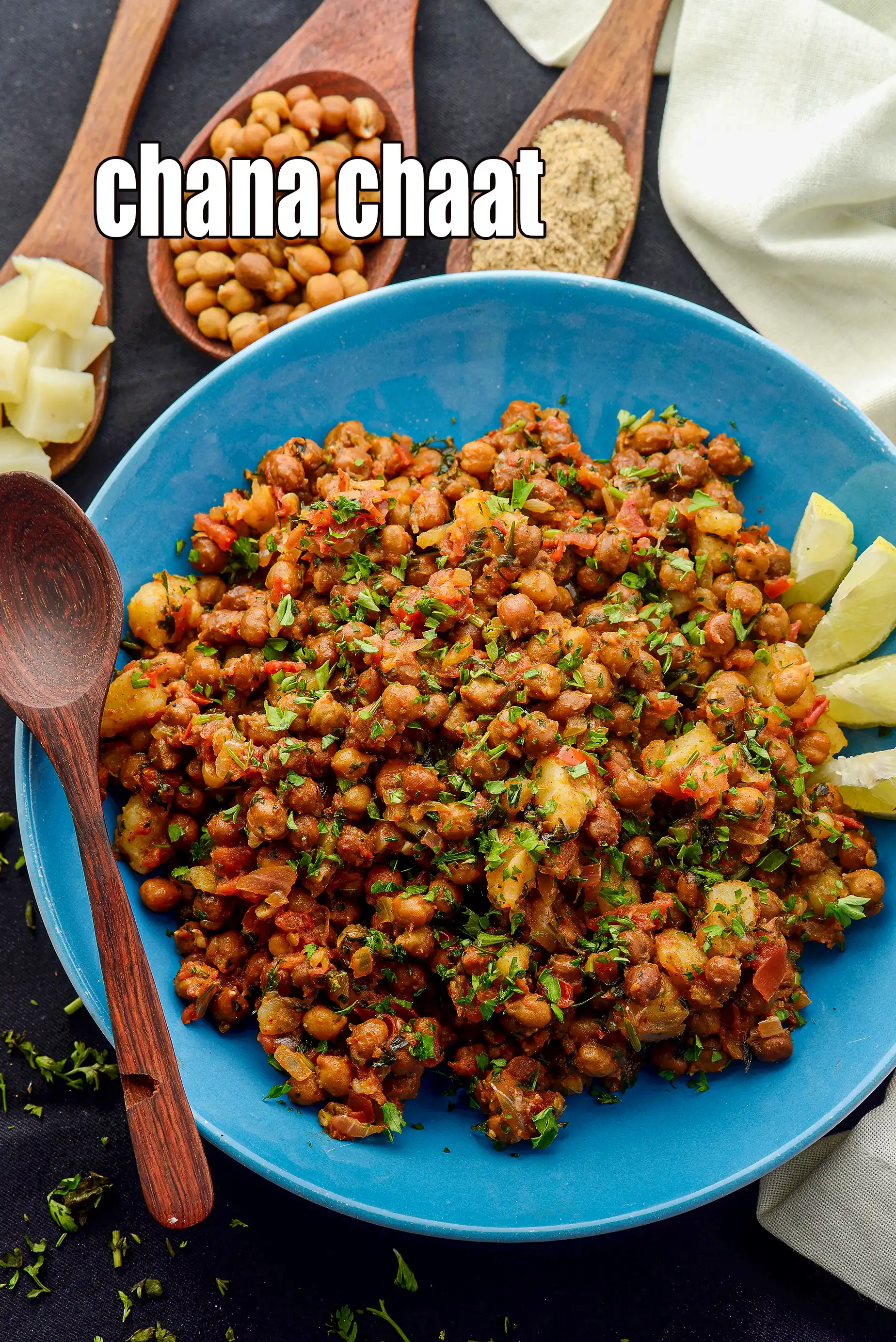 chana chaat recipe | kala chana chaat | black chana chaat | black chickpea salad |