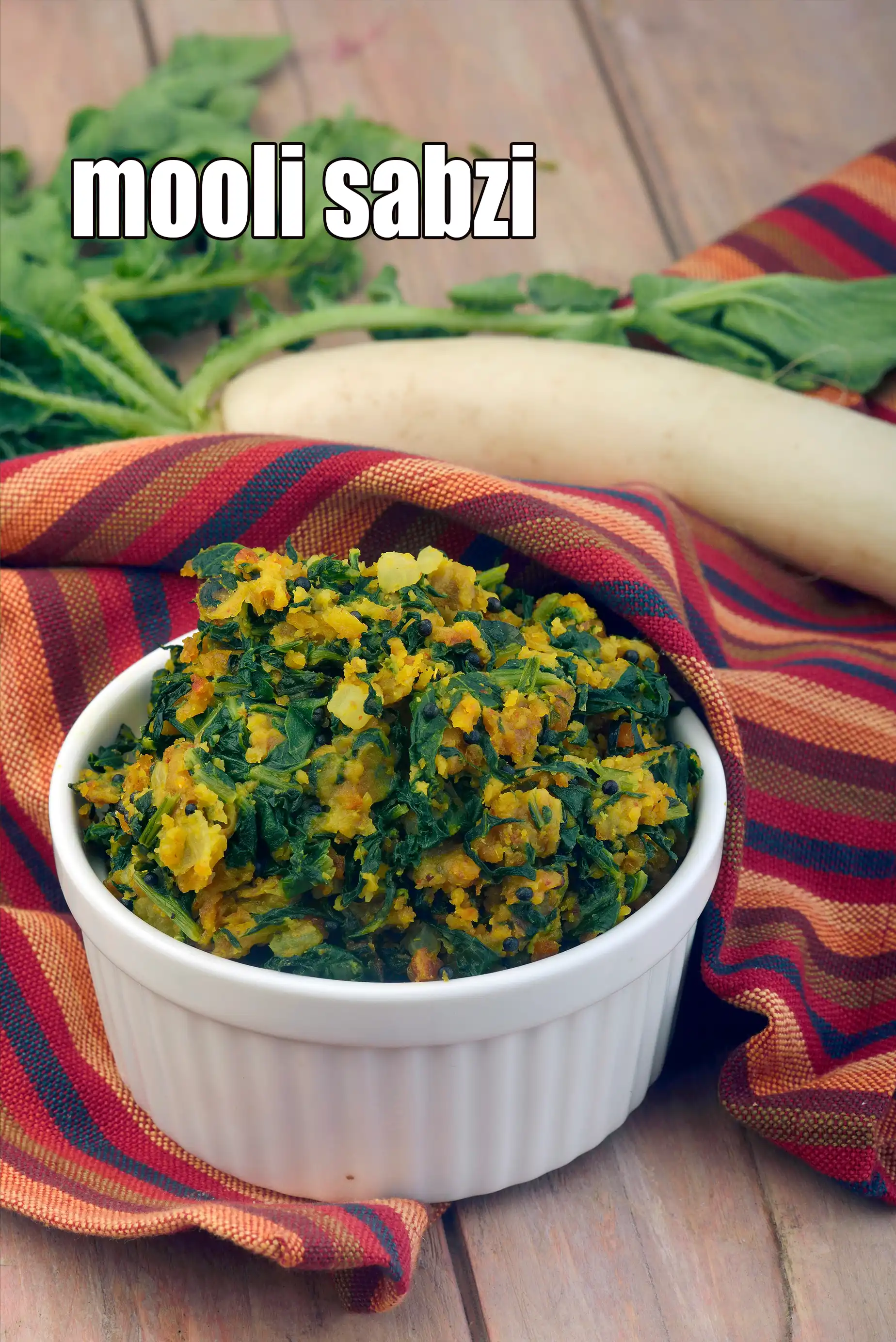 mooli sabzi recipe | mooli ki sabji | Punjabi mooli aur patte ki bhurji | radish dry vegetable |