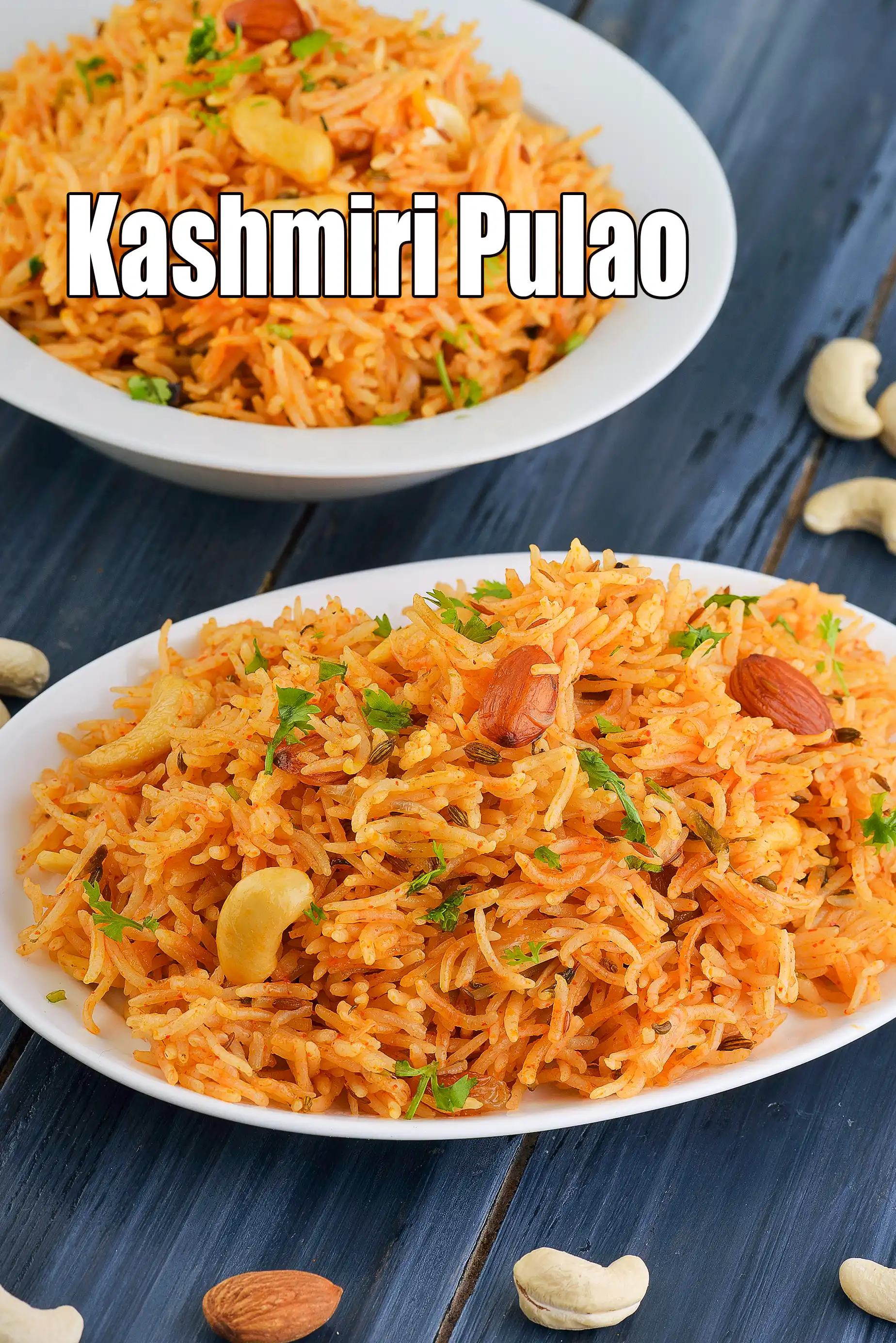 Kashmiri Pulao, Veg Pulav with Mixed Nuts