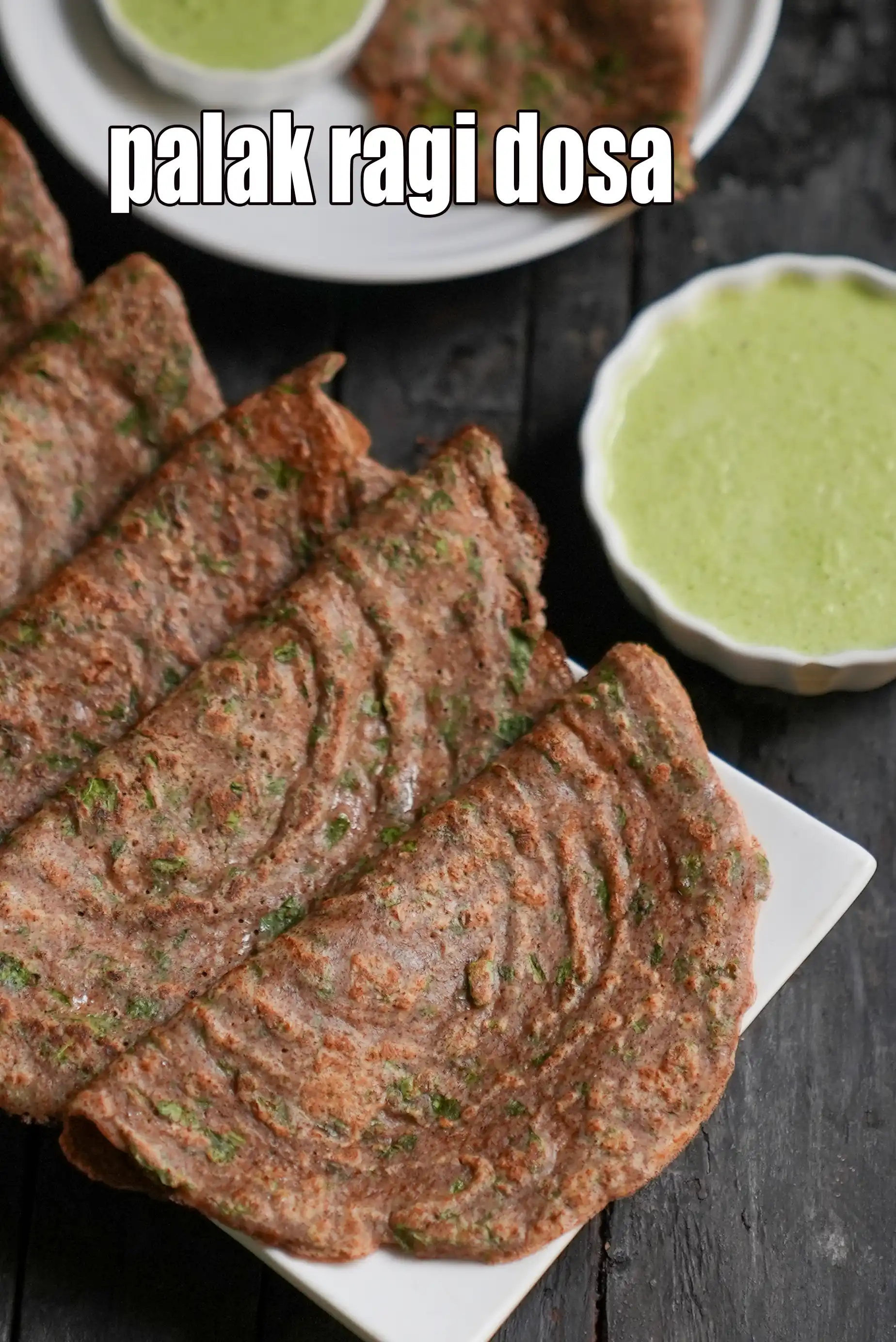 palak ragi dosa recipe | ragi oats dosa | healthy palak ragi dosa | diabetic dosa |