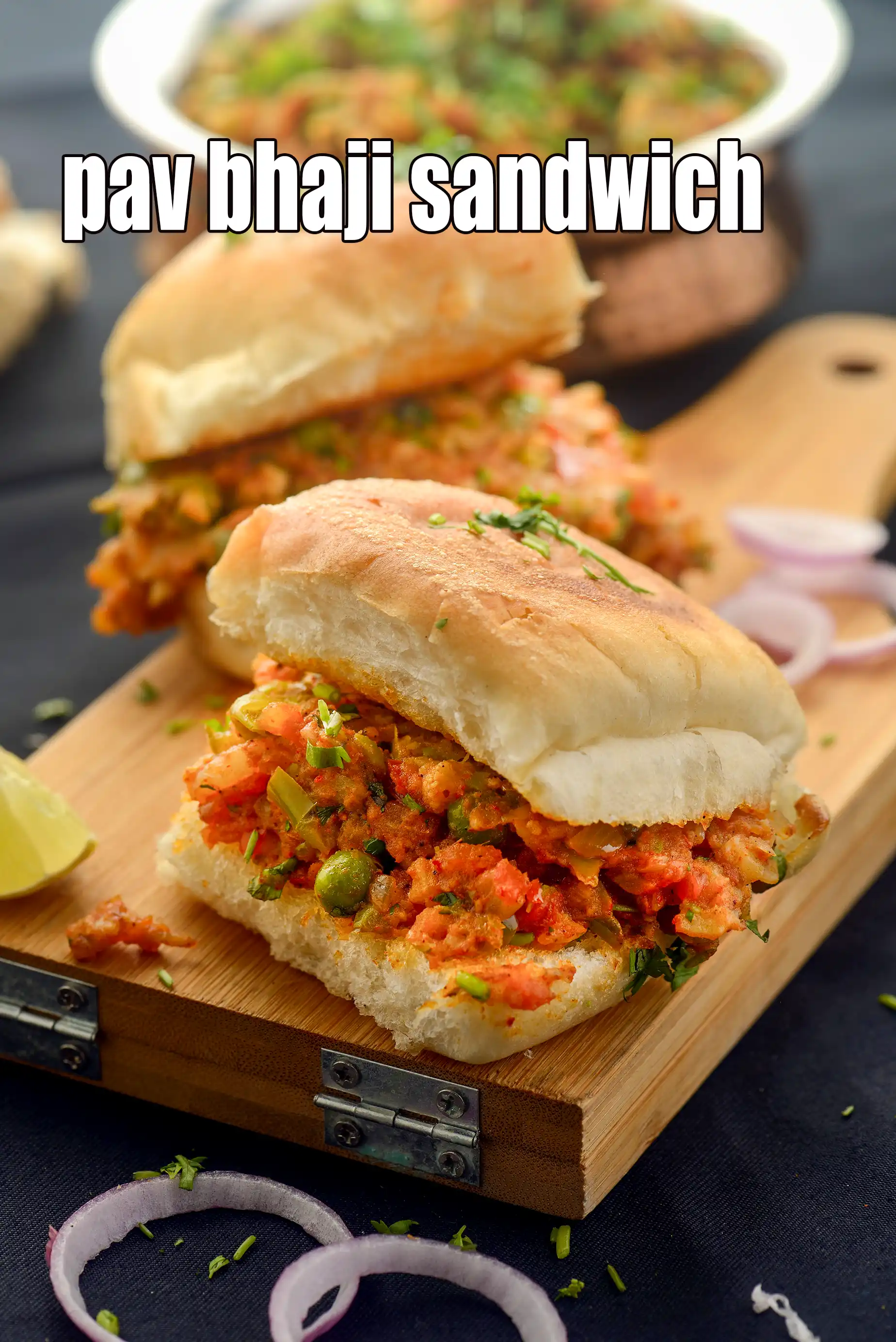 pav bhaji sandwich recipe | leftover pav bhaji sandwich | pav sandwich |