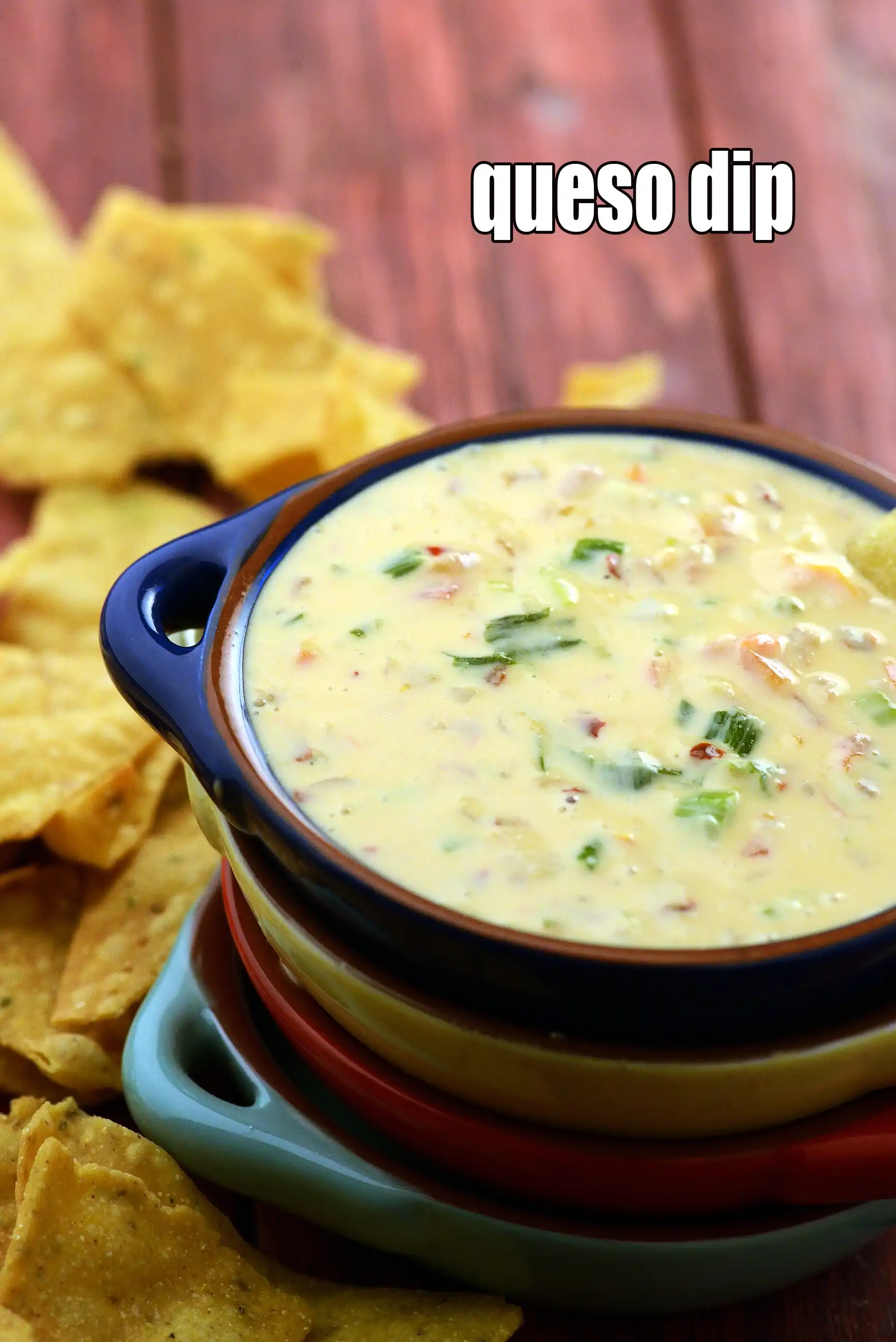 queso dip (Mexican cheese dip) recipe | easy queso dip | white queso dip on stovetop |
