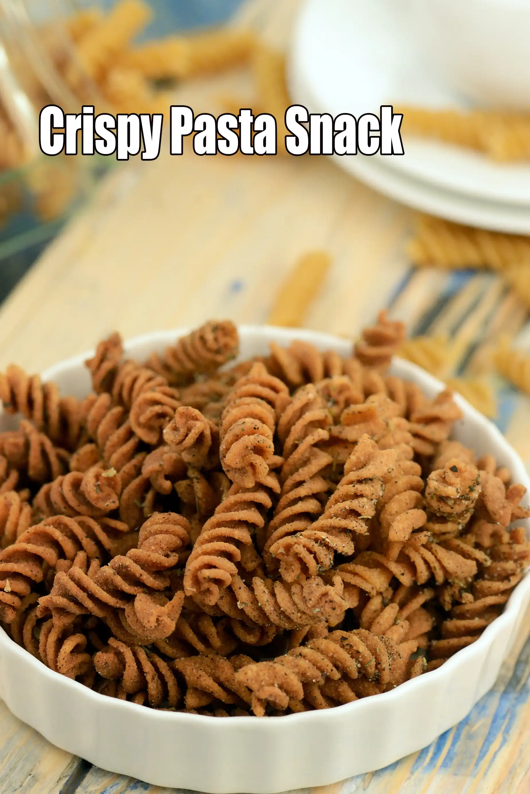 Crispy Pasta Snack |  Kids Tiffin Treats | deep fried pasta |