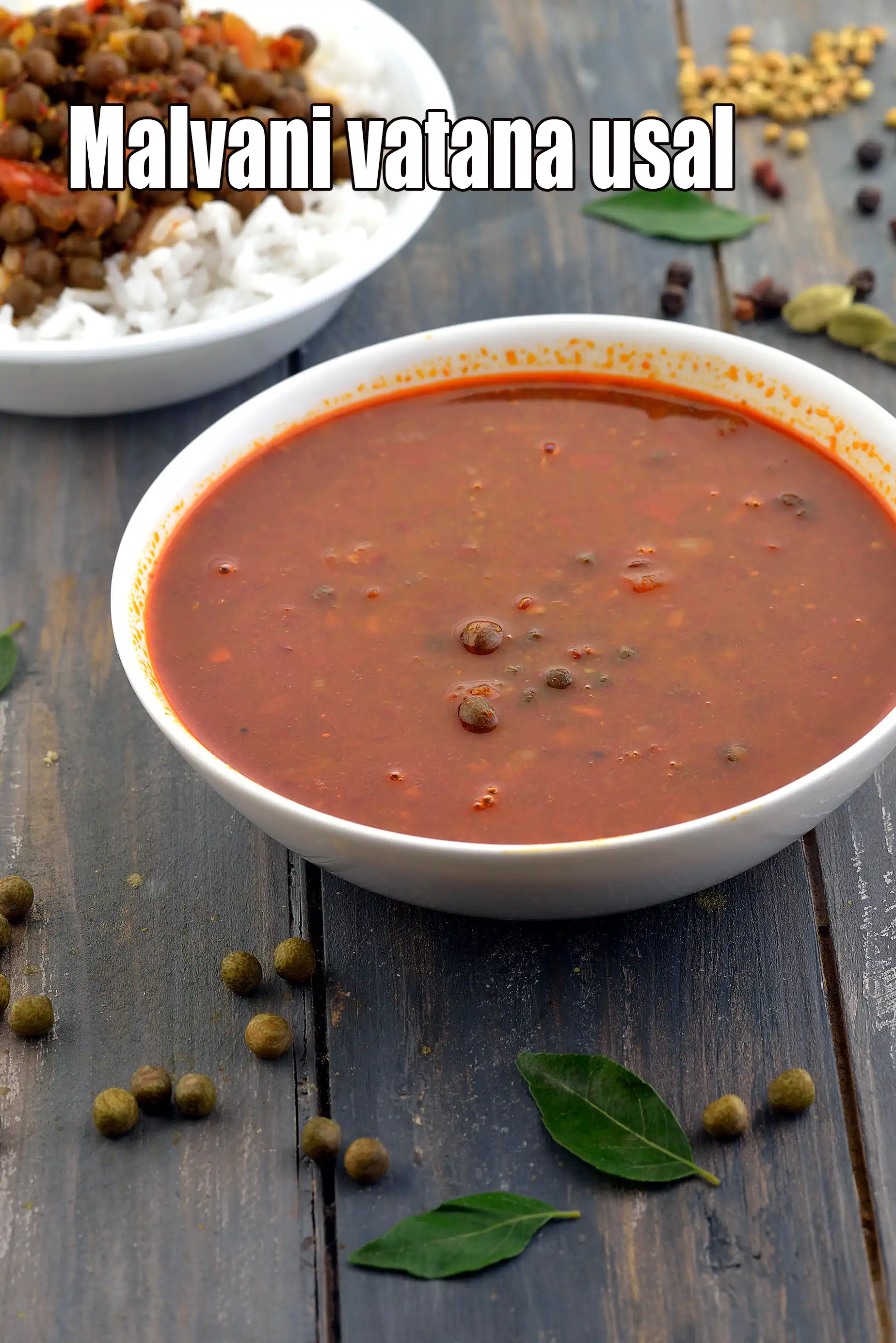 Malvani vatana usal recipe | kala vatana usal |?Malvani vatana gravy |