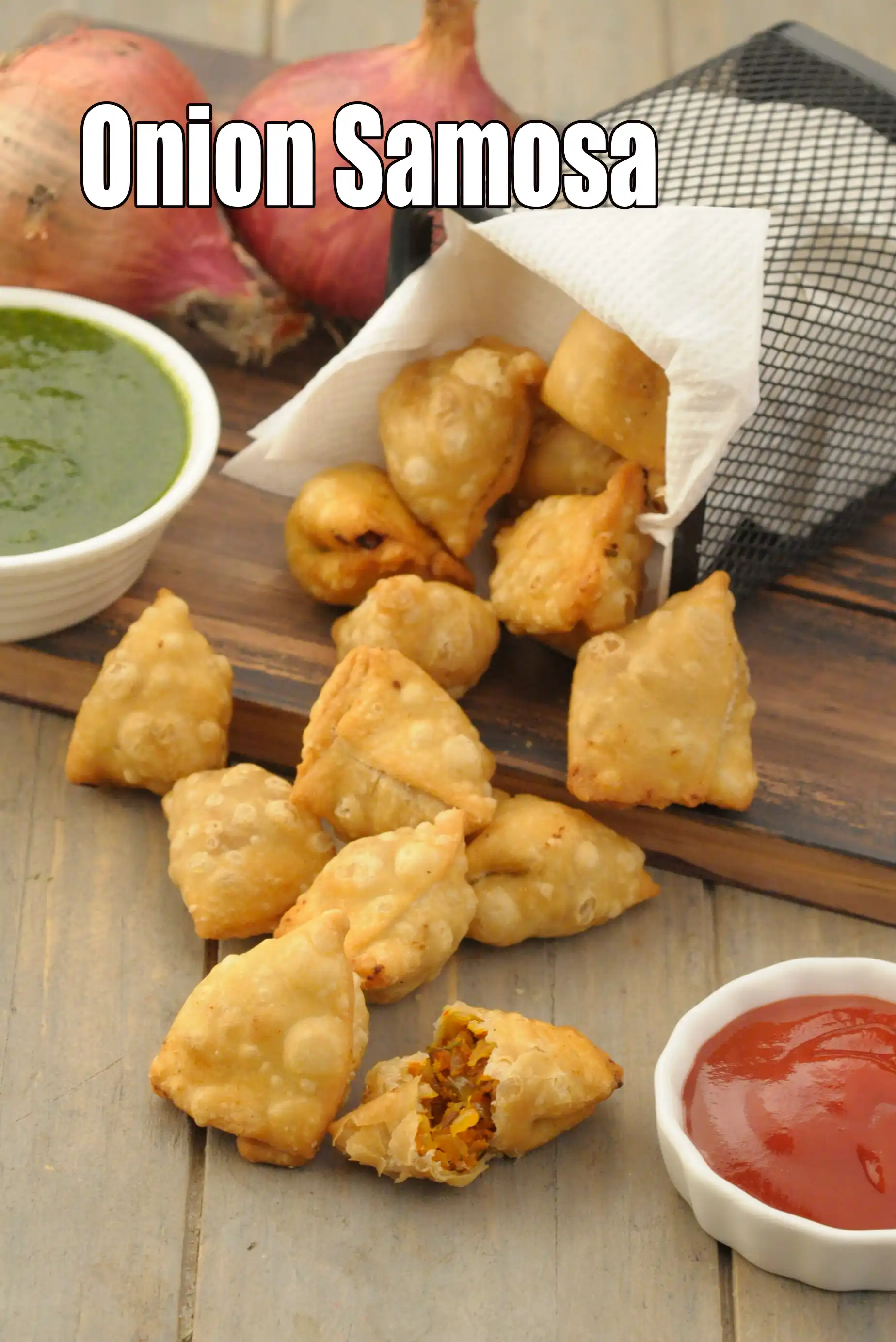 Onion Samosa | Crispy Pyaz Samosa | Tea-Time Onion Samosa |