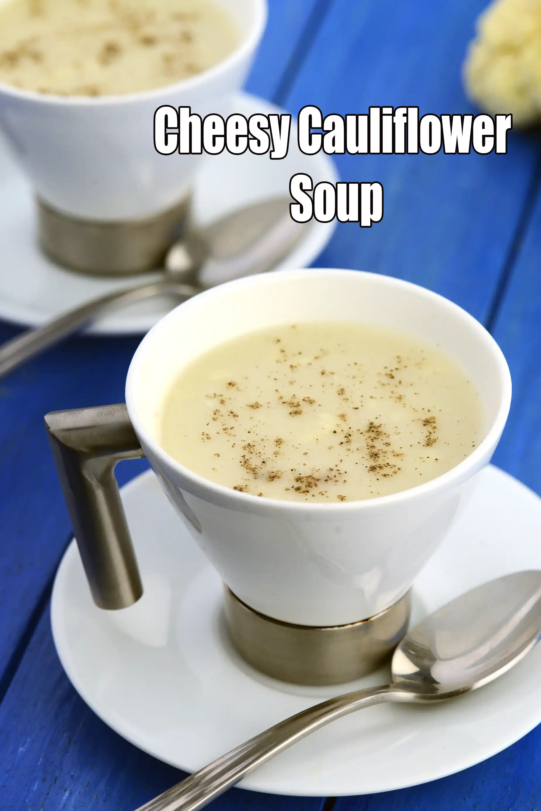Cheesy Cauliflower Soup