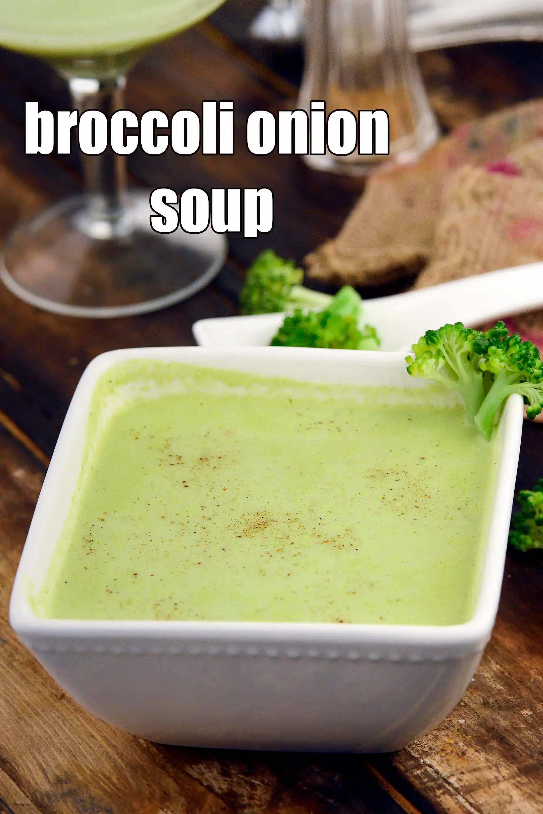 Calories in Broccoli Onion Soup ( Calcium Rich)