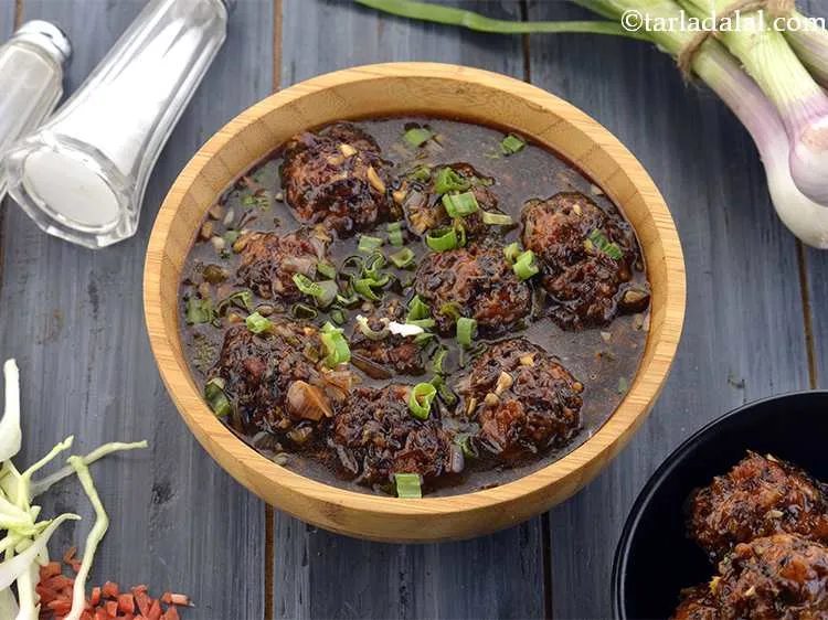 Step 29 – <p>Serve&nbsp;<strong>vegetable manchurian | Chinese vegetable manchurian | Indo Chinese veg manchurian |</strong>&nbsp;hot with <a href="https://www.tarladalal.com/Burnt-Garlic-Fried-Rice-40049r">burnt …