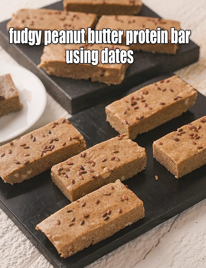 Step 28 – <p>Serve the <strong>fudgy peanut butter protein bar using dates</strong>&nbsp;immediately.&nbsp;</p>