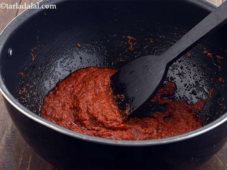 Step 14 – <p>Sauté on a medium flame for 1 to 2 minutes or till the raw smell …