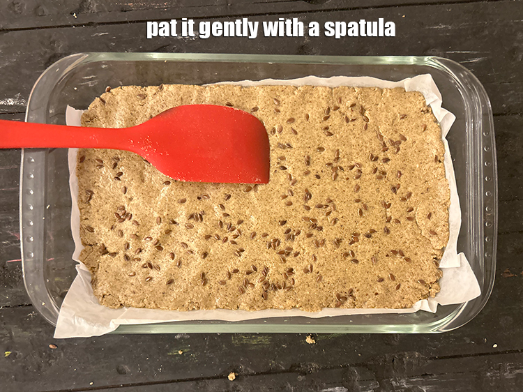 Step 24 – <p>Pat it gently with a spatula.</p>