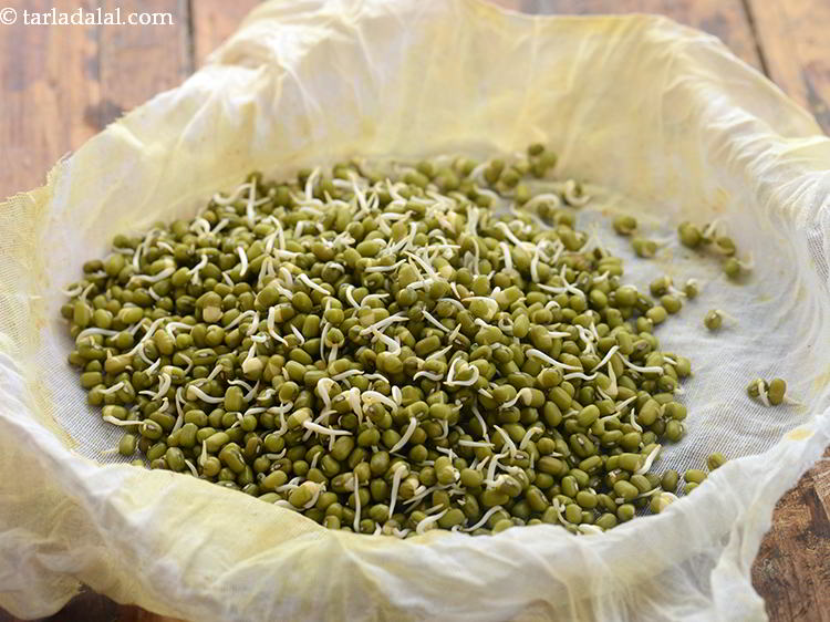 Step 18 – See complete recipe on&nbsp;<strong><a href="https://www.tarladalal.com/how-to-sprout-moong-mung-beans-40323r">how to sprout mung beans</a>.</strong>
