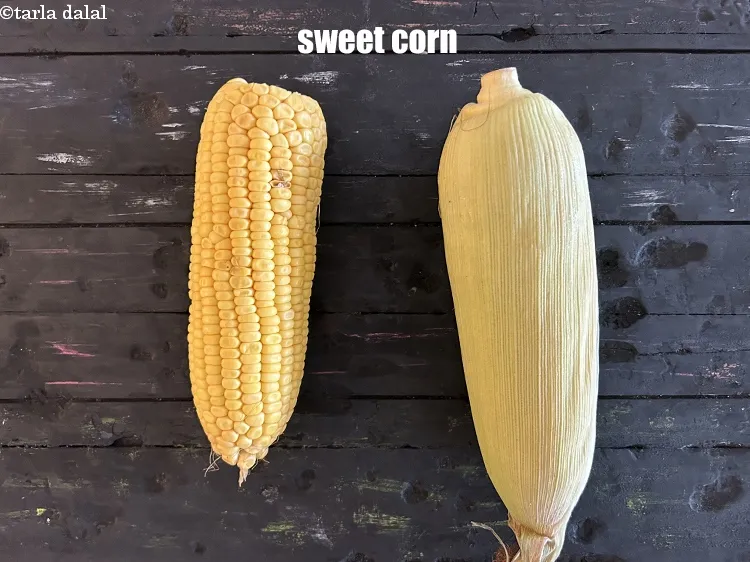 Step 3 – Sweet corn.
