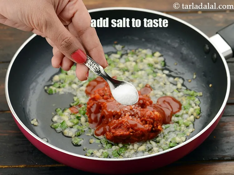 Step 32 – Add&nbsp;<a href="https://www.tarladalal.com/glossary-salt-namak-table-salt-418i">salt</a>&nbsp;to taste.