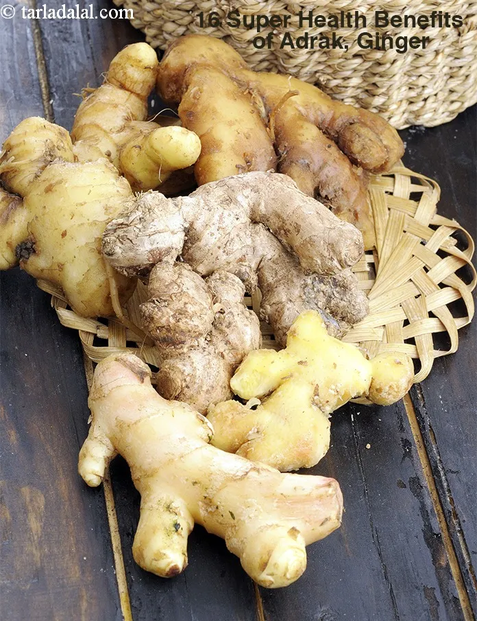 Step 4 – <strong>Adrak Amazing for Cold, Cough and Sore Throat:&nbsp;</strong>Ginger is an effective cure for congestion,&nbsp;<a href="https://www.tarladalal.com/recipes-for-Home-Remedies-for-sore-throat-throat-pain-474">sore …