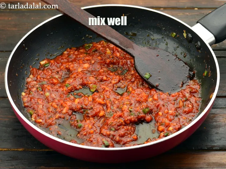 Step 33 – Mix well using a spatula.&nbsp;