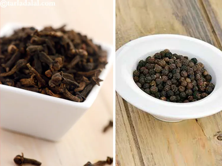 Step 38 – After cooking, if you wish to you can discard the cloves and peppercorns.