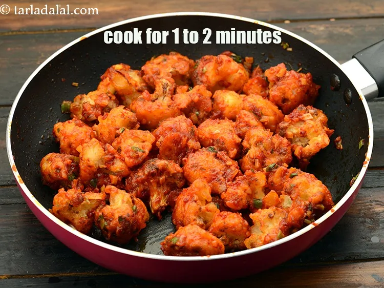 Step 37 – Cook on a high flame for 1 to 2 minutes.