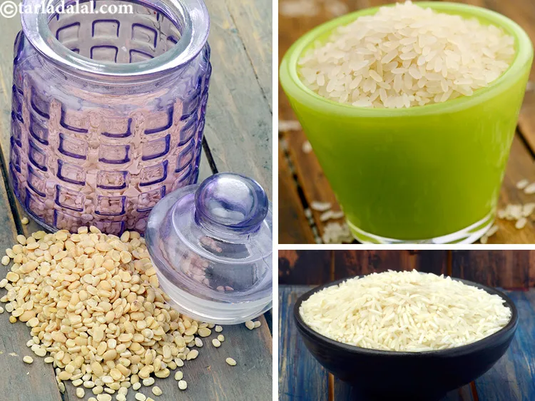 Step 9 – The urad dal, rice and parboiled rice have to be soaked for 4 hours. So …