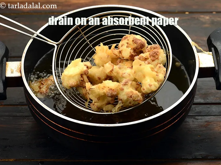 Step 20 – Deep-fry till golden brown in colour from all the sides.