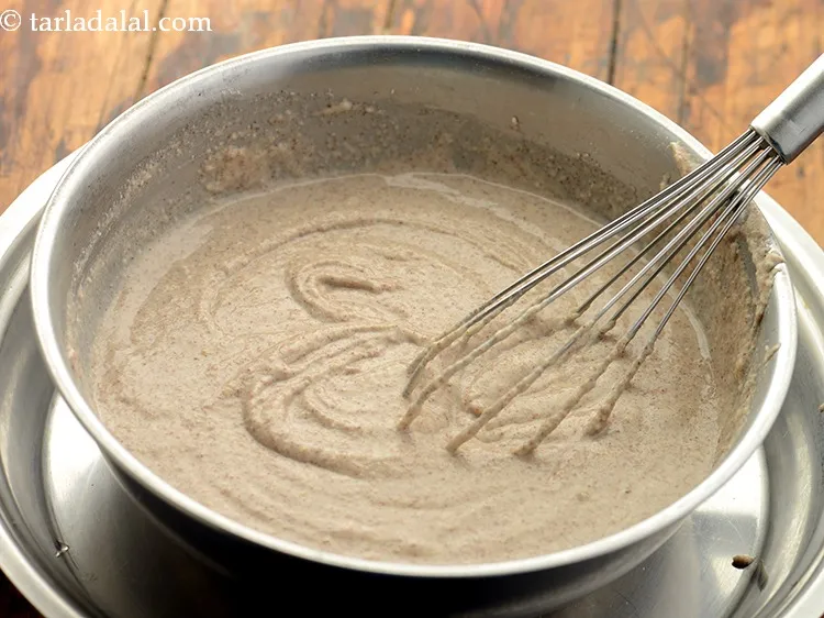 Step 21 – Mix very well using a whisk. Make sure there are no lumps left.